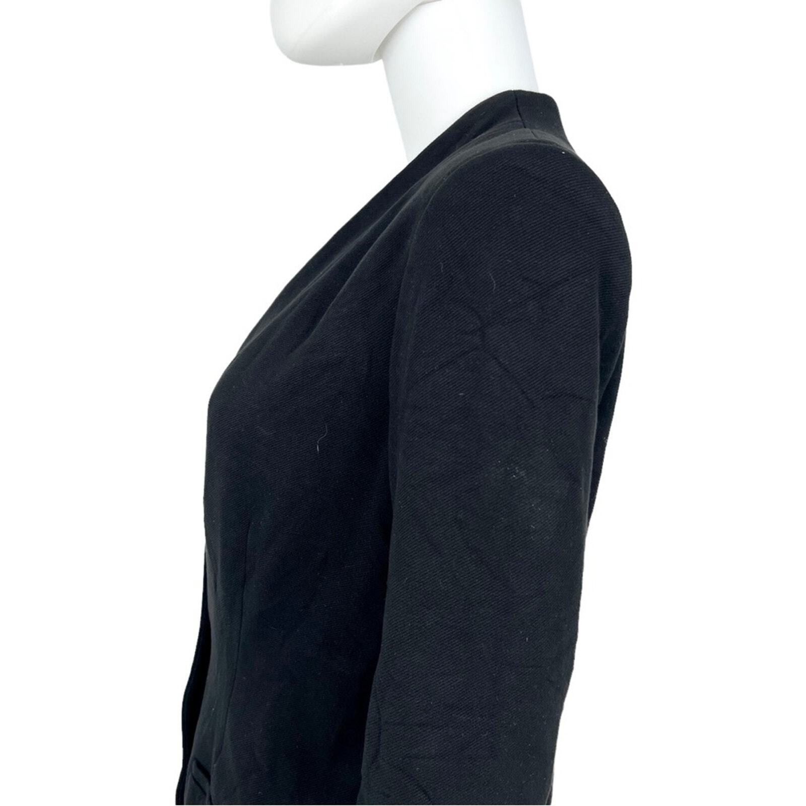 Madewell Madewell Blazer Suit Size 8 Deep V Neck Single Button Black Size M / US 6-8 / IT 42-44 - 9 Thumbnail