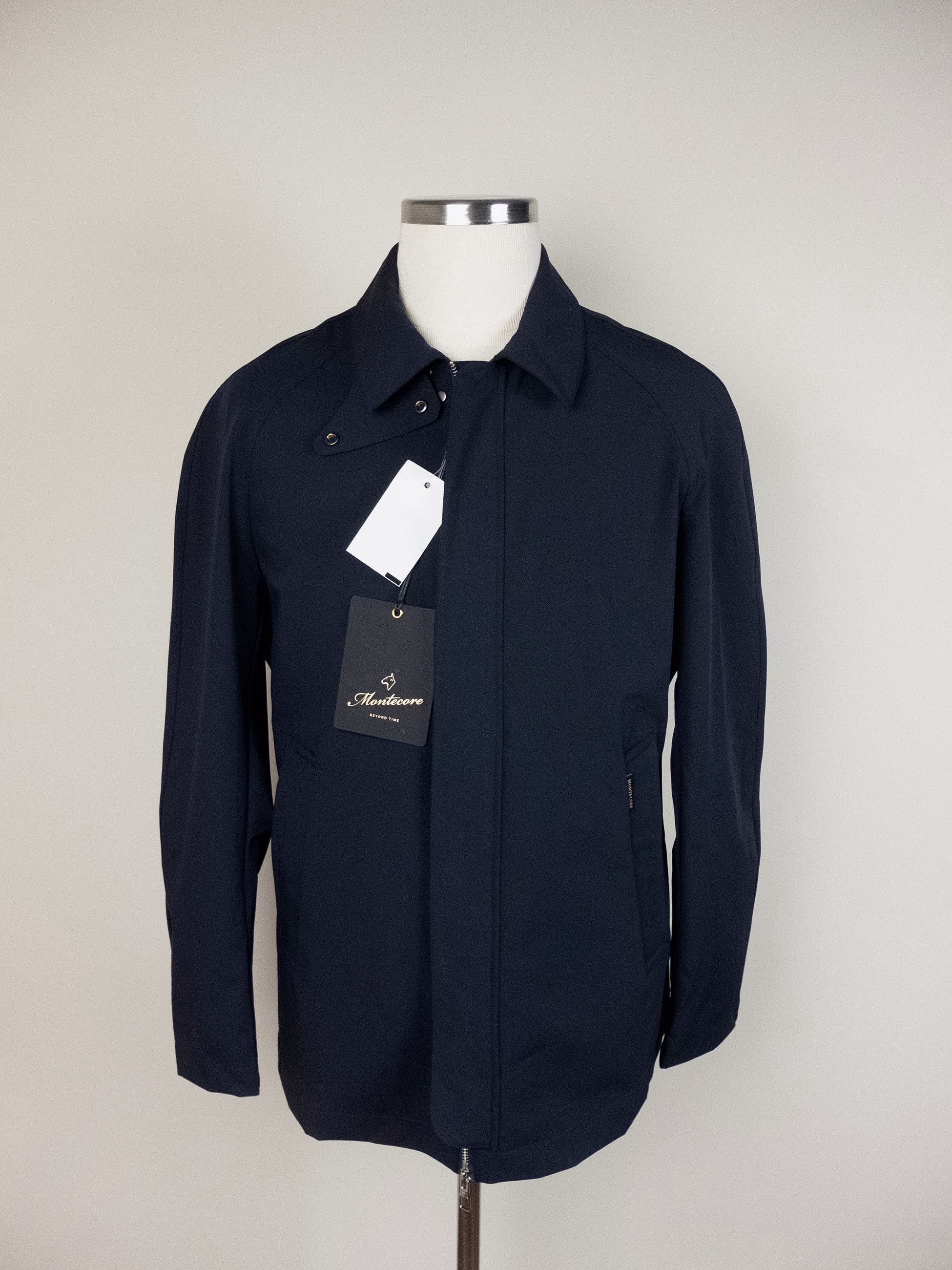 Montecore MONTECORE Italy dark blue nylon coat jacket XL Size US XL / EU 56 / 4 - 1 Thumbnail