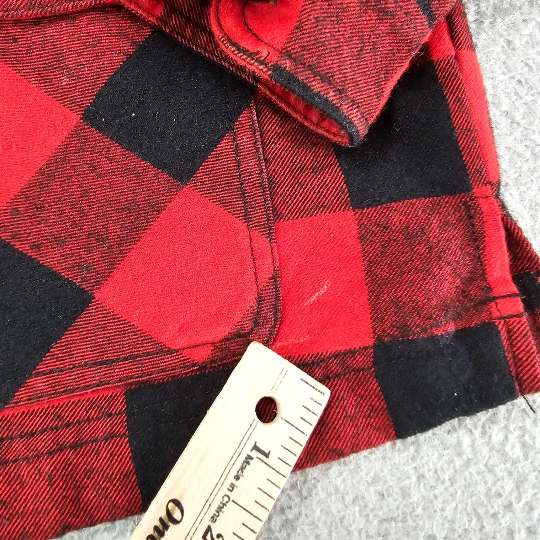 J.Crew J. Crew Sweater Womens XS Red Plaid 1/2 Button Pullover Shacket Pockets Buttoned Collar Knit Crew Cardigan Everyday Casual Workwear Fall Winter Size XS / US 0-2 / IT 36-38 - 5 Thumbnail