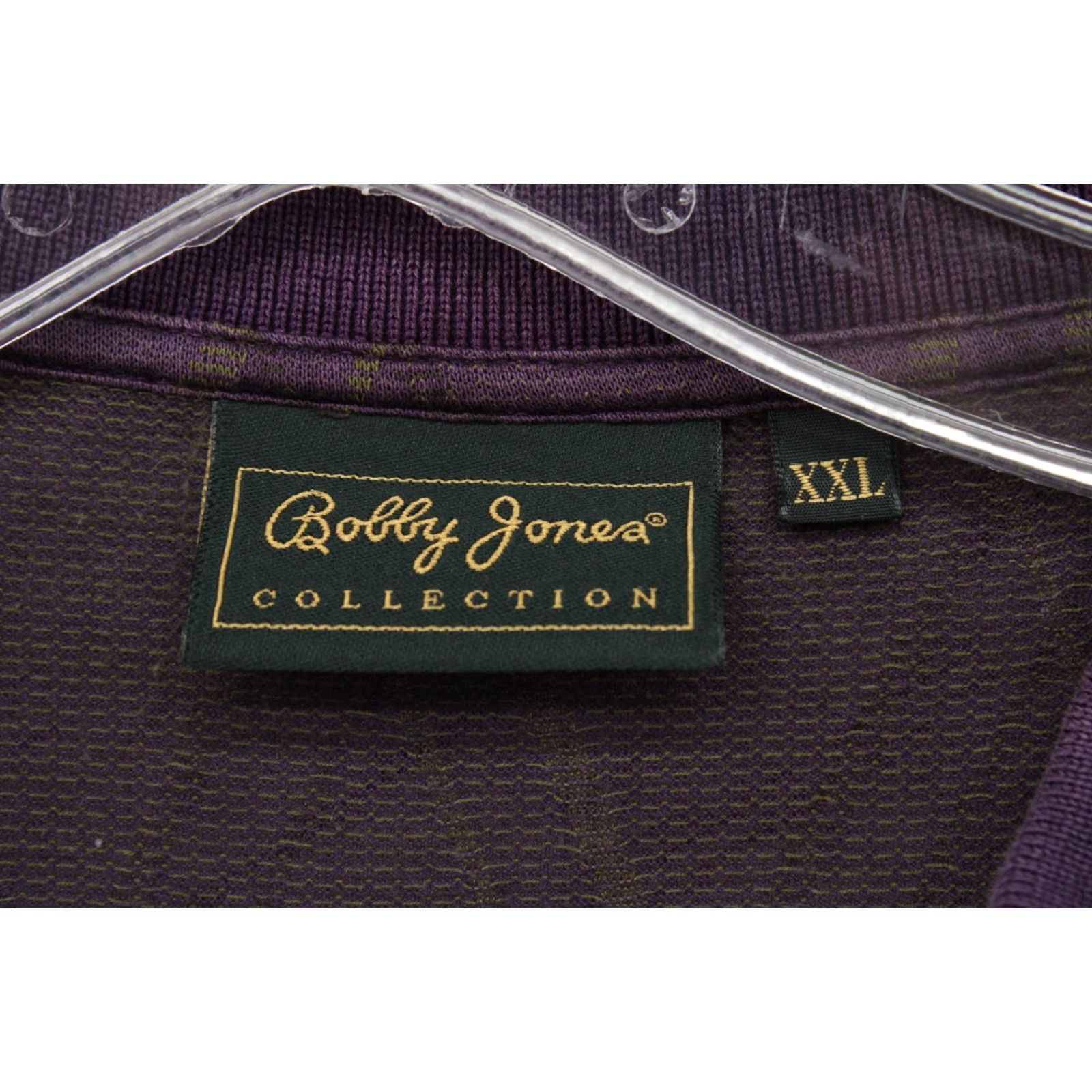 Vintage Bobby Jones Shirt Adult XXL Purple Stripes Polo Embroidered Preppy Italy Golf Mens Size US XXL / EU 58 / 5 - 3 Thumbnail