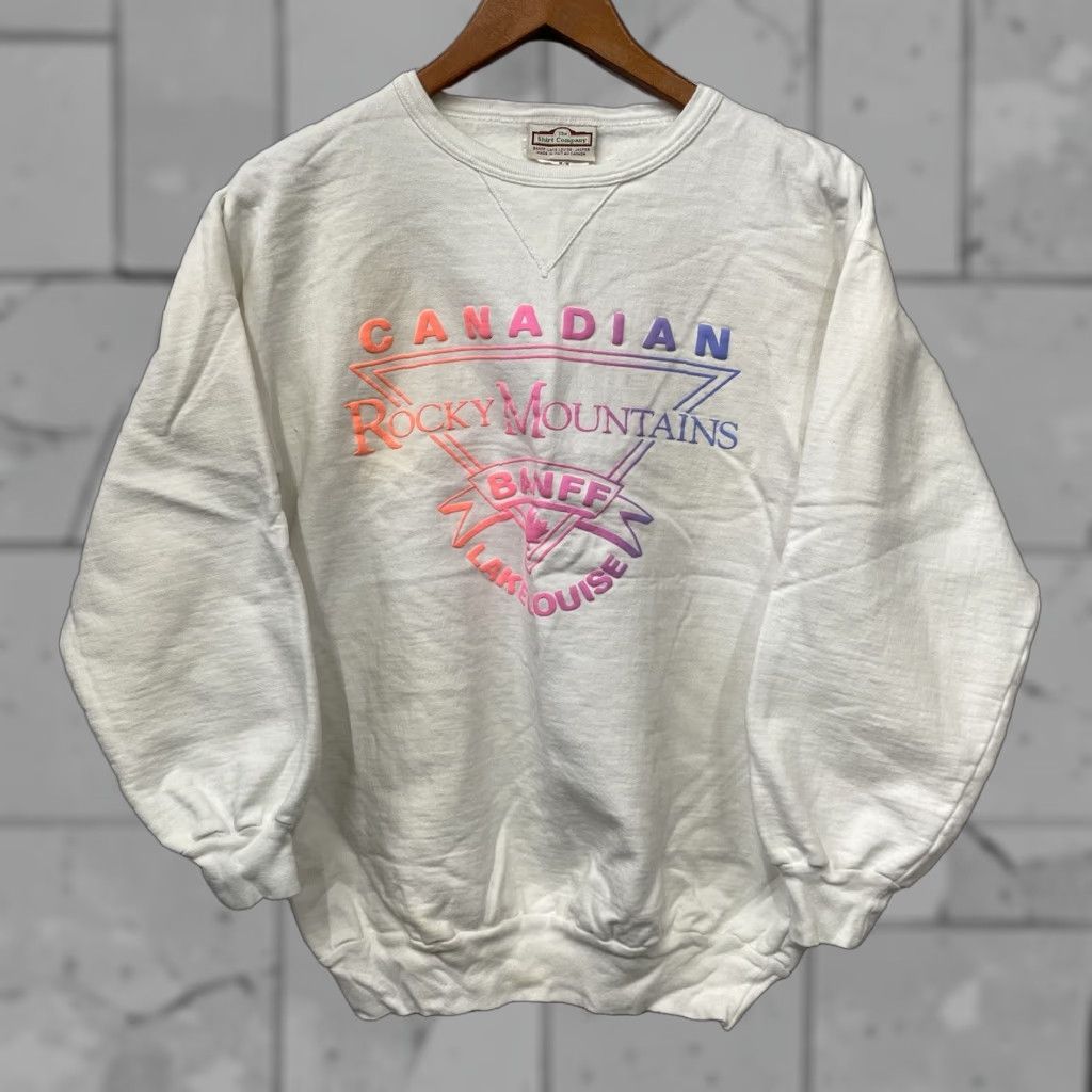 Vintage VINTAGE Rocky Mountains White T-Shirt Mens Size M Canadian Nature Sports Size US M / EU 48-50 / 2 - 1 Thumbnail