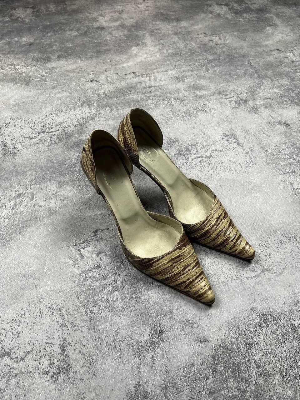 Just Cavalli Vintage Just Cavalli Heels Roberto Cavalli Snake Skin Size US 6 / IT 36 - 1 Thumbnail