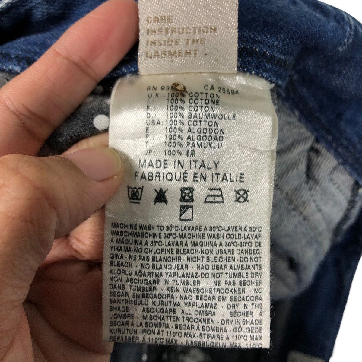 Diesel 📌Vintage Denim Jeans Diesel Parachute Bondage Biker Style Size US 32 / EU 48 - 25 Thumbnail