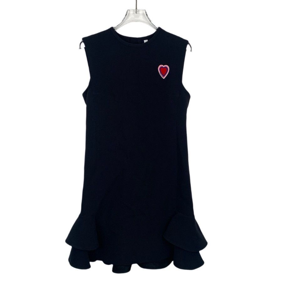 Louis Vuitton Louis Vuitton Black Wool Silk Blend Sleeveless Dress K26WX Size XXS / US 00 / IT 34 - 1 Thumbnail