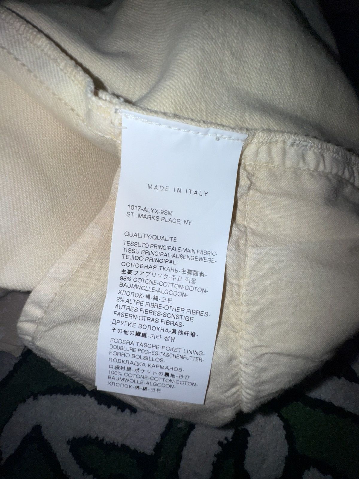 1017 ALYX 9SM 1017 9SM ALYX Off White Painted Denim Size US 36 / EU 52 - 8 Thumbnail