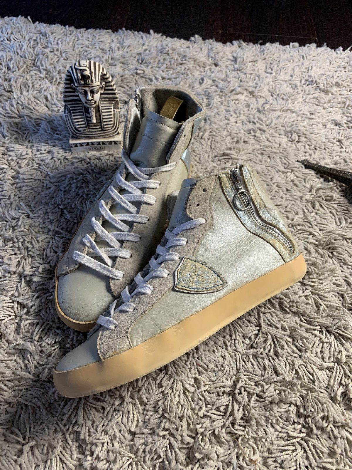 Philippe Model CRAZY 👀 Philippe Model Leather sneakers unisex size 39 Size US 6 / EU 39 - 3 Thumbnail