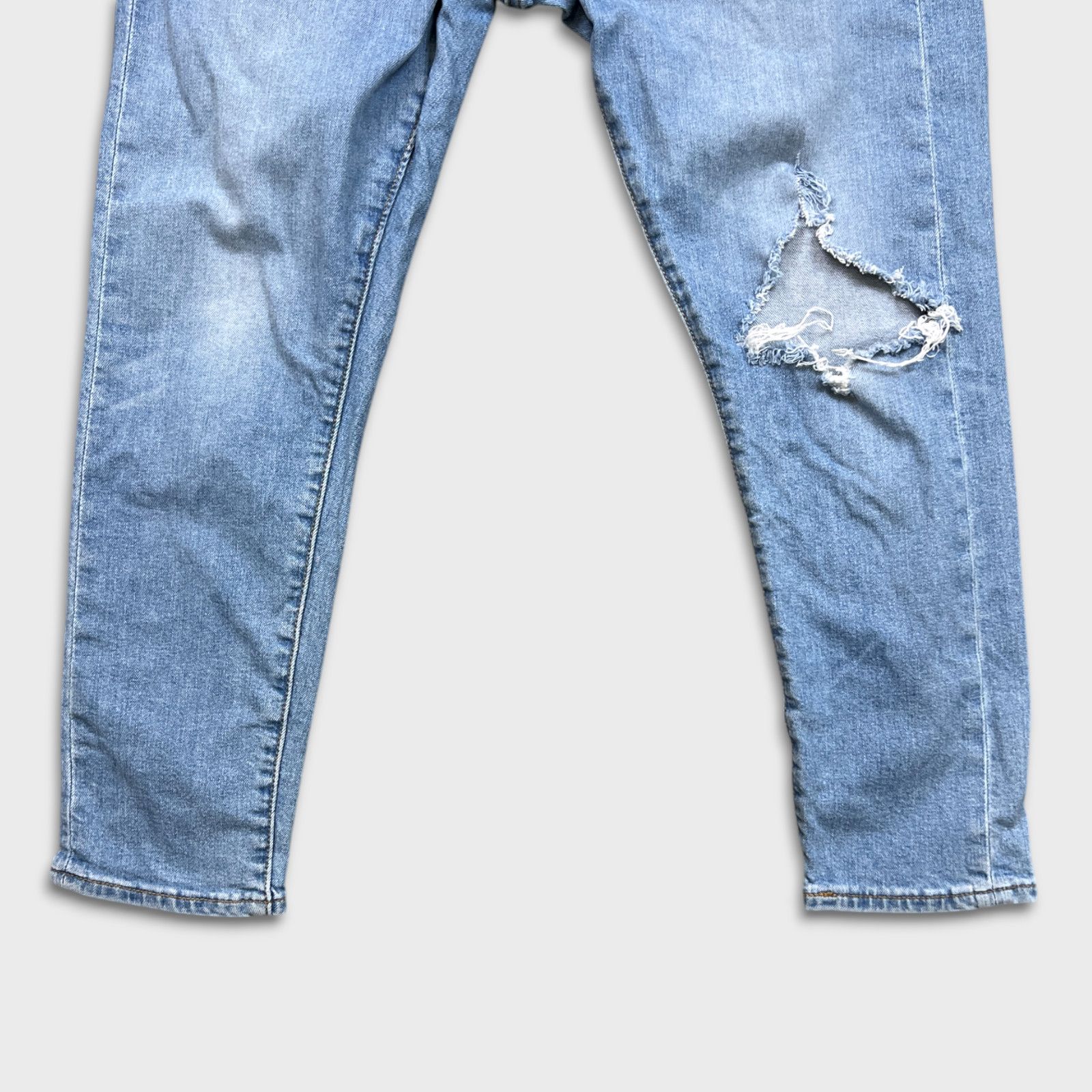 Levi's × Vintage Levi's Wedgie Skinny Jeans 32x26 Thrashed High Rise Denim Size 32" / US 10 / IT 46 - 5 Thumbnail