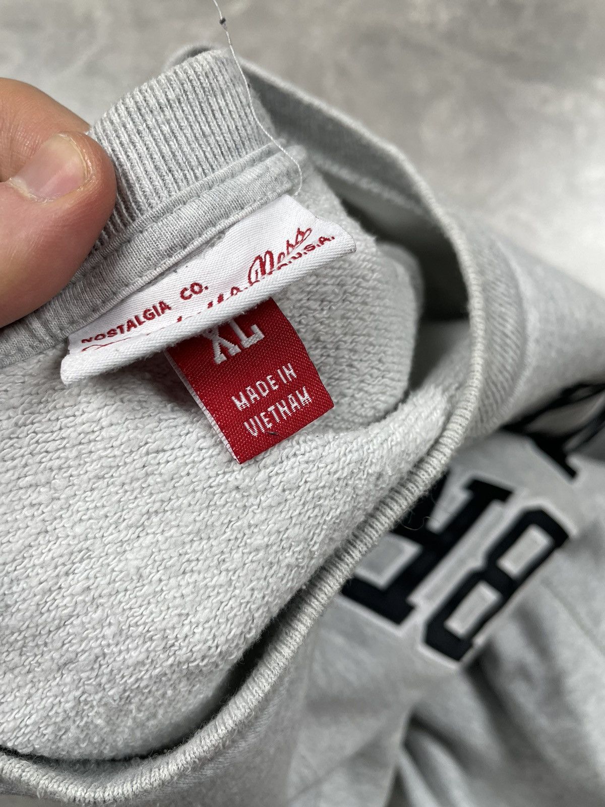 Russell Athletic × Vintage Mitchell & Ness NBA Brooklyn Nets Grey Crewneck Sweatshirt Size US XL / EU 56 / 4 - 8 Thumbnail