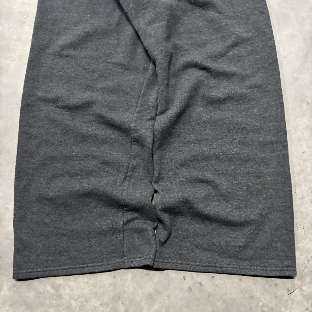 Japanese Brand × Vintage Crazy Vintage Y2K/2000s Baggy Dark Grey Essential Sweatpants! Size US 34 / EU 50 - 5 Thumbnail