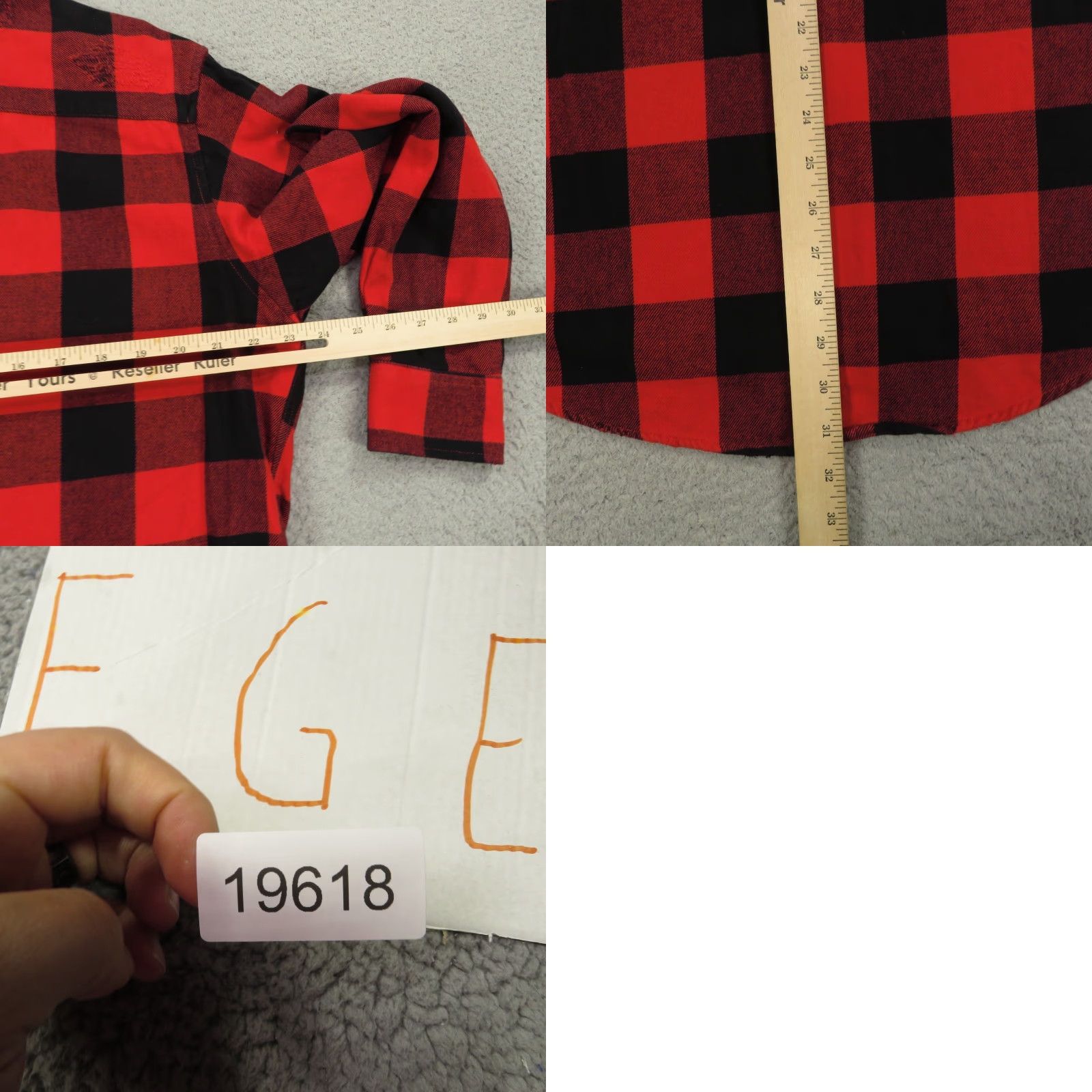 The Kooples VINTAGE The Kooples Shirt Womens 2 Red Black Pearl Snap Buffalo Check Animal Print Plaid Size XS / US 0-2 / IT 36-38 - 9 Thumbnail