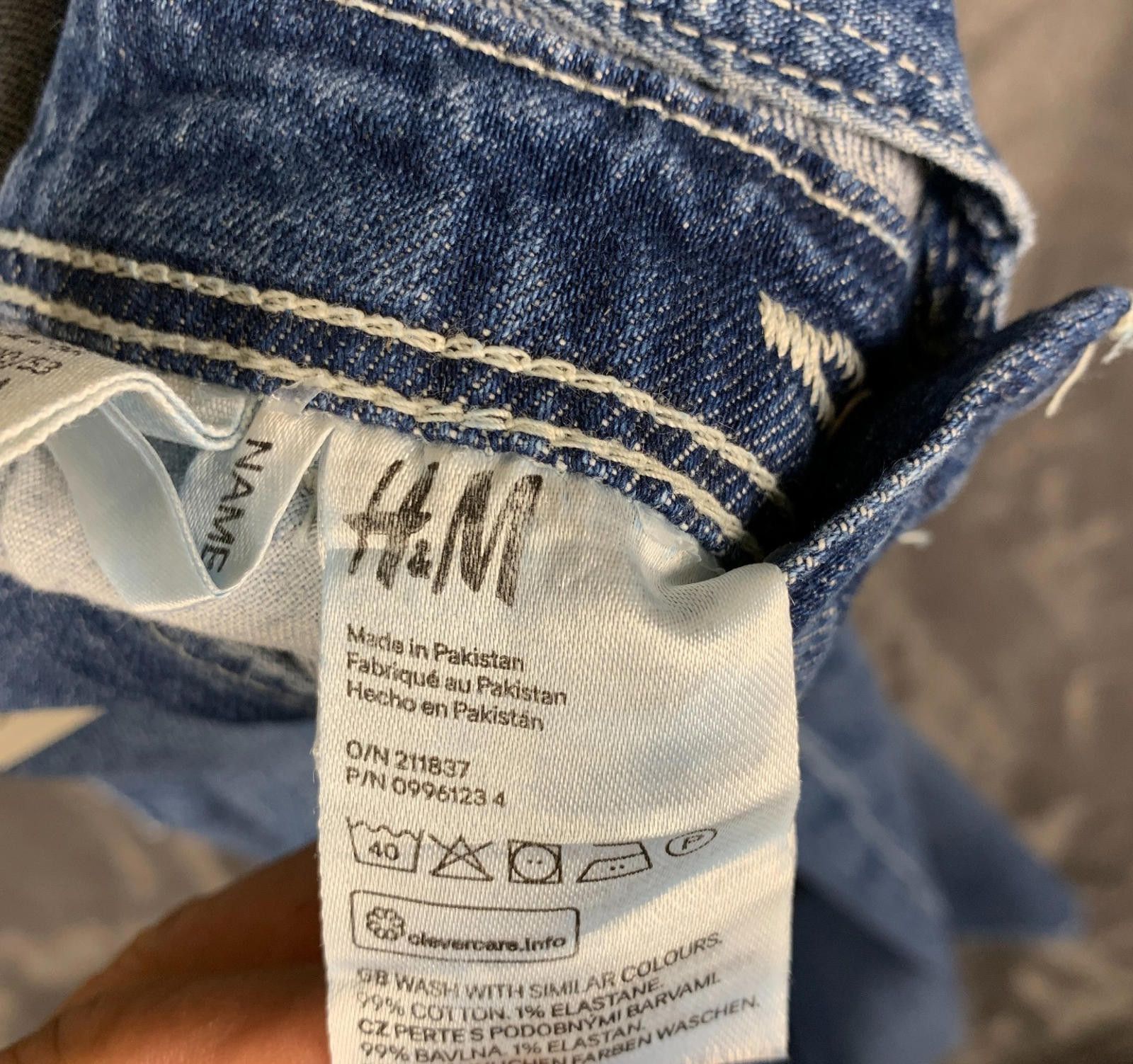 H&M NEW H&M Demin Overalls Boys Size 5T Carpenter Wide Leg (381) Size US 26 / EU 42 - 7 Thumbnail
