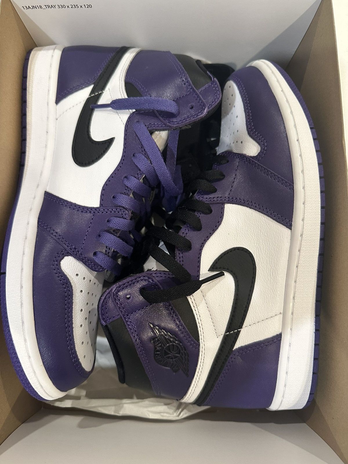 Jordan Brand × Nike Nike Jordan 1 Retro High OG Court Purple 2.0 (Never Worn) Size US 10 / EU 43 - 1 Thumbnail