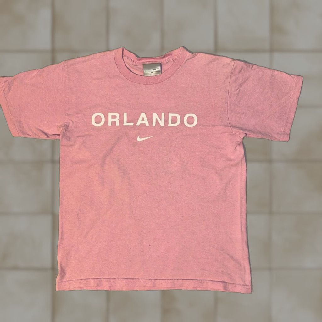 Nike Nike T-Shirt Shirt Women S Pink Logo Short Sleeve Crew Neck Casual Size S / US 4 / IT 40 - 1 Thumbnail