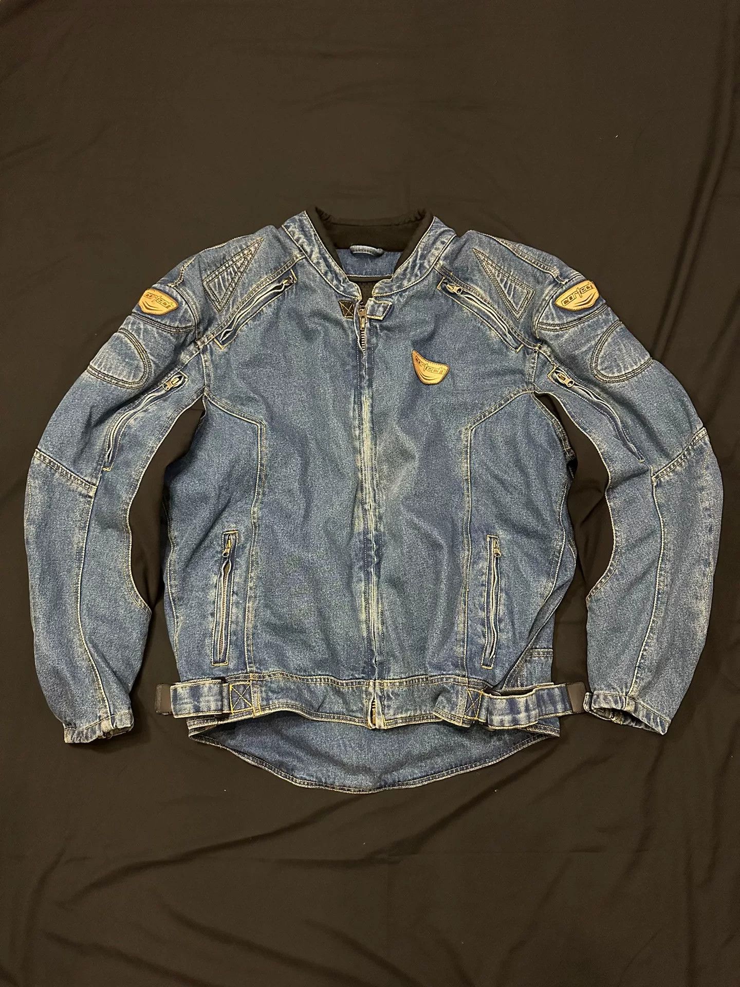 Vintage vintage cortech denim jacket with pads Size US M / EU 48-50 / 2 - 1 Thumbnail