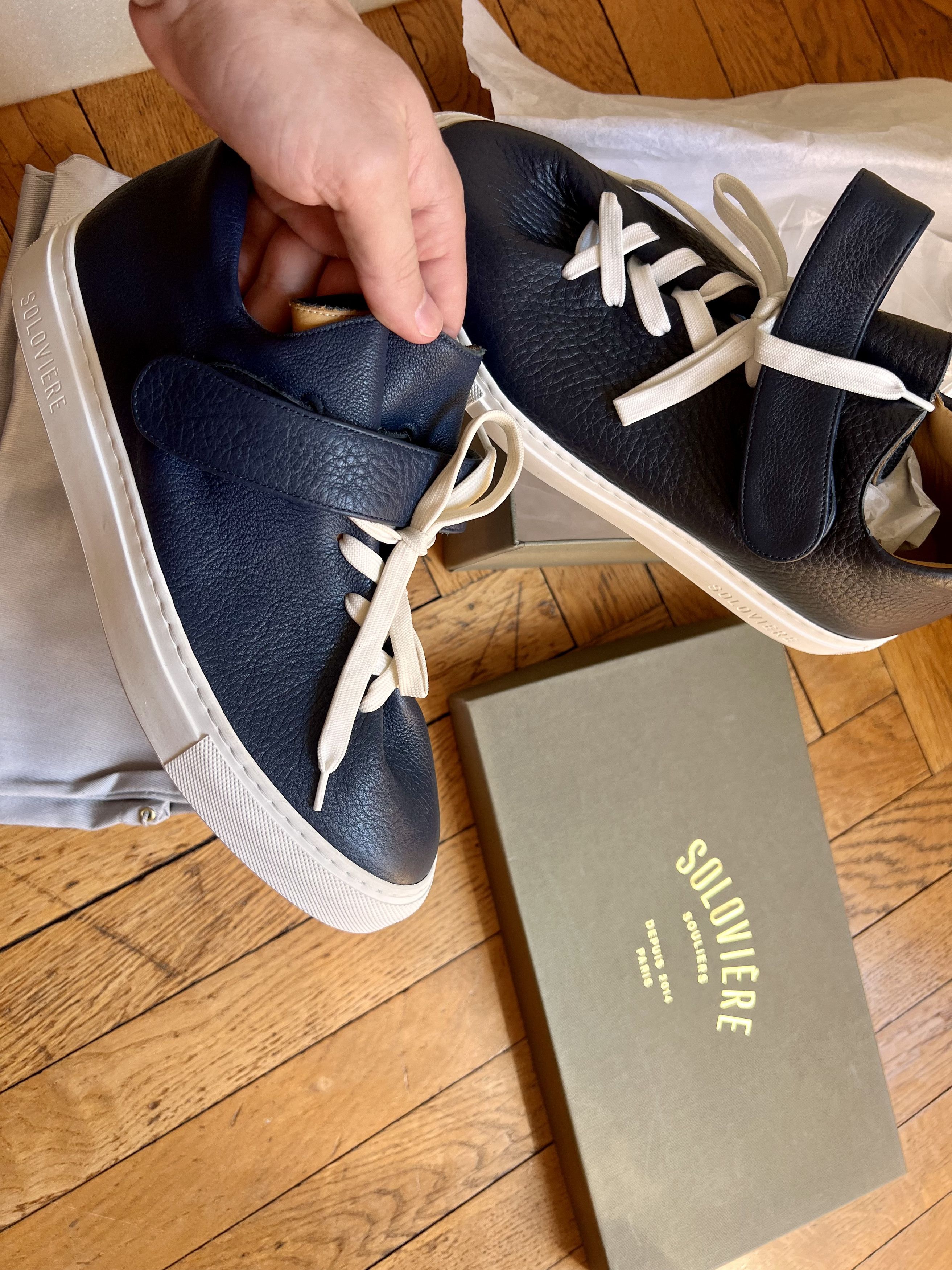 Jacques Soloviere × Saint Laurent Paris Calf leather Rodolphe sneaker Size US 9 / EU 42 - 3 Thumbnail