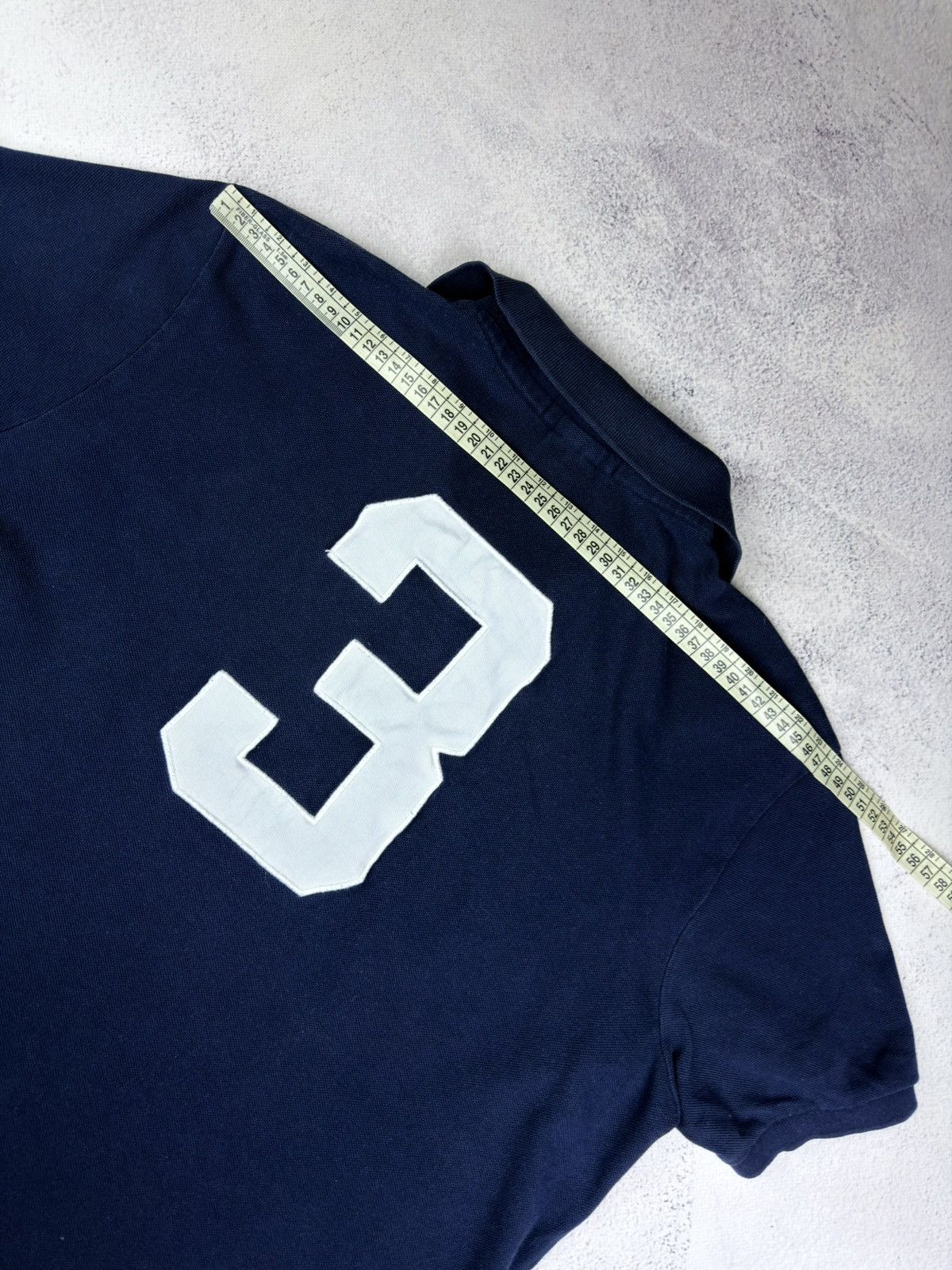 Polo Ralph Lauren Polo Ralph Lauren Big Pony Polo Shirt Navy Men's L Custom Size US L / EU 52-54 / 3 - 10 Thumbnail
