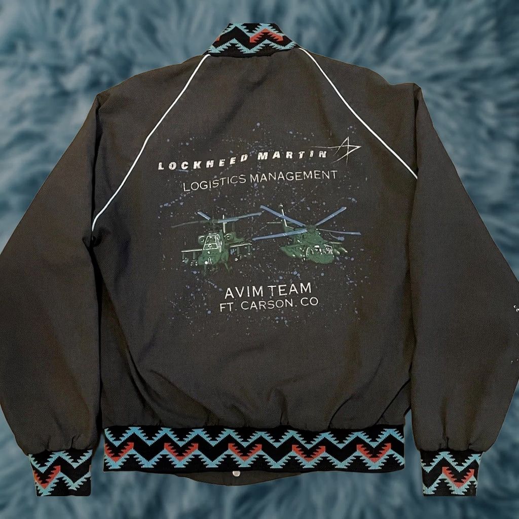 Vintage VINTAGE 80s Lockheed Martin Aerospace Distress Jacket M Army Air Force Space Grunge Size US M / EU 48-50 / 2 - 1 Thumbnail