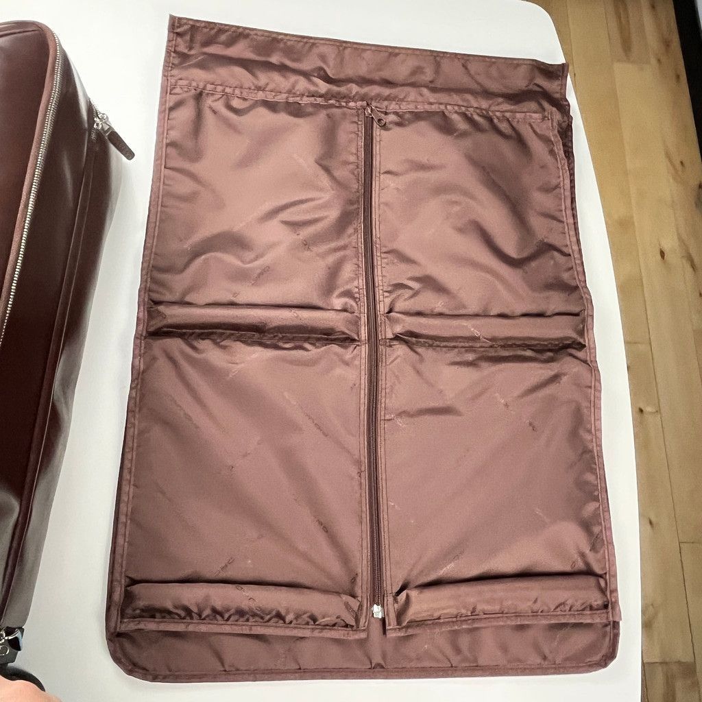 Piquadro Piquadro Leather Rolling Carry-On Cabin Suitcase Brown Size ONE SIZE - 17 Thumbnail