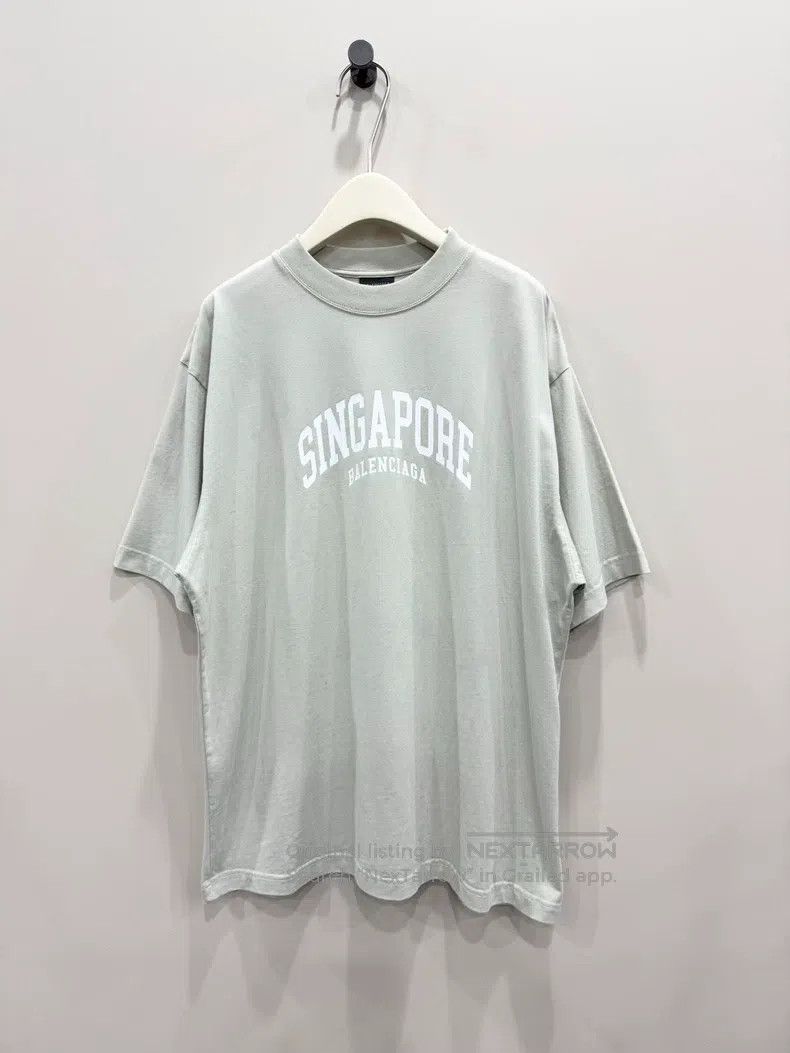 Balenciaga Balenciaga Singapore limited print short-sleeved shirt Size US M / EU 48-50 / 2 - 1 Thumbnail