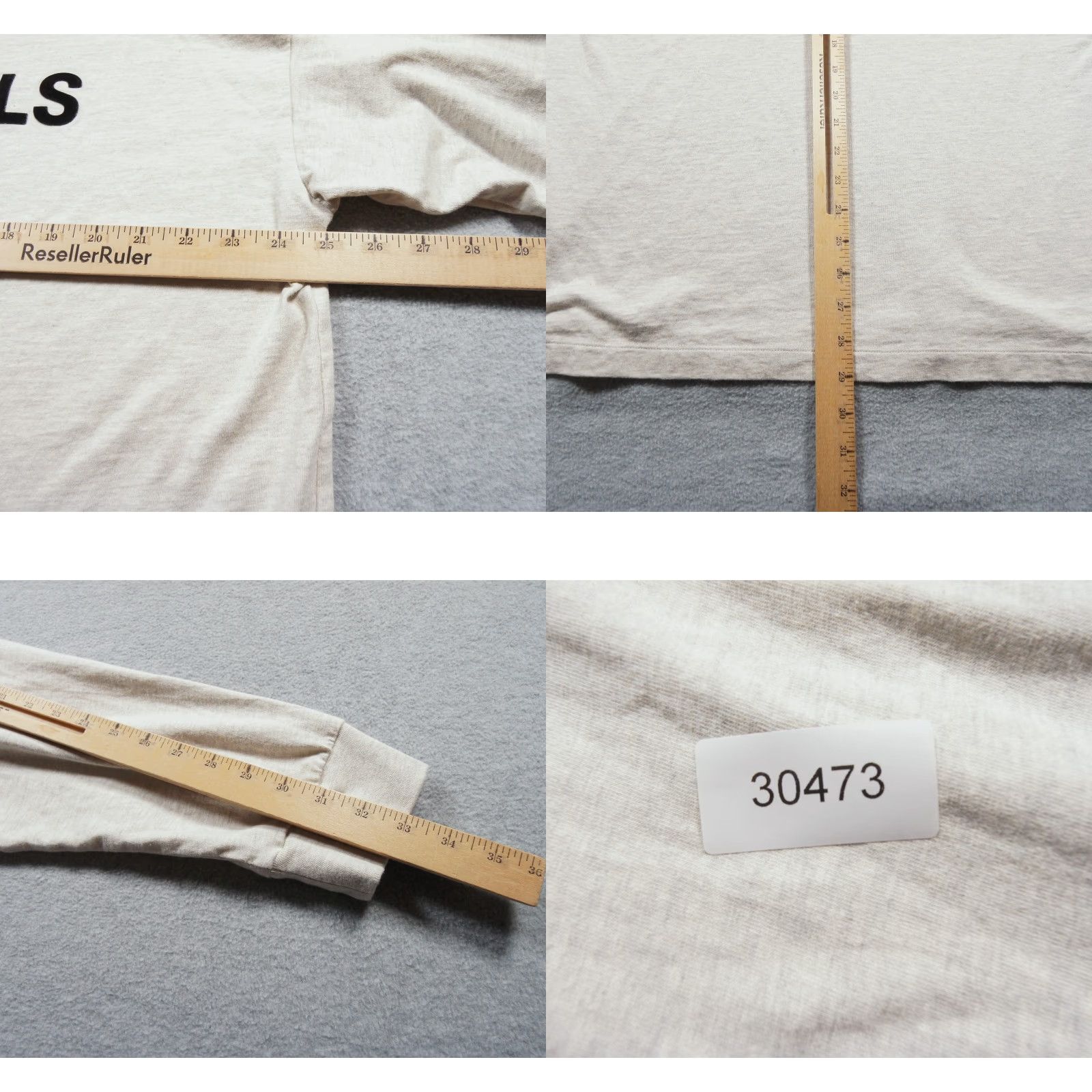 Fear of God Fear of God Essentials Shirt Mens Medium Gray Oversized Long Sleeve Mock Neck Size US M / EU 48-50 / 2 - 9 Thumbnail