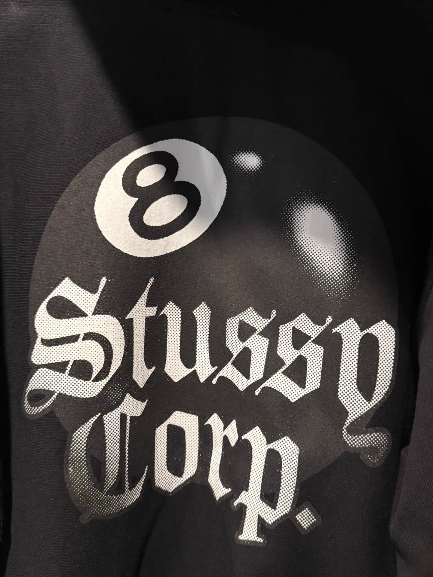 Stussy Stussy black 8Ball printed hoodie Q20 Size US L / EU 52-54 / 3 - 5 Thumbnail