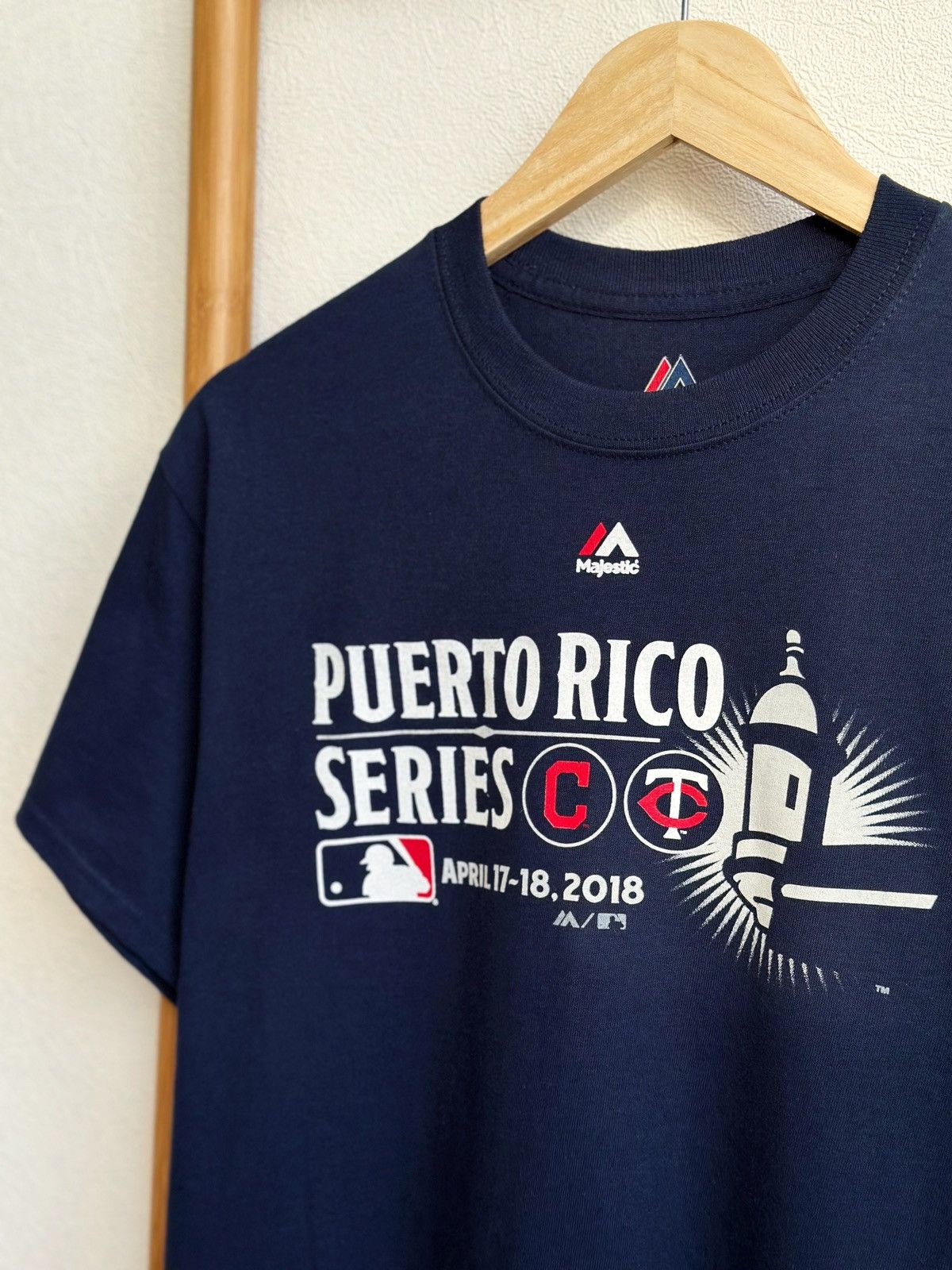 MLB × Majestic × Vintage Majestic MLB Puerto Rico Series T-Shirt Navy Size US M / EU 48-50 / 2 - 4 Thumbnail