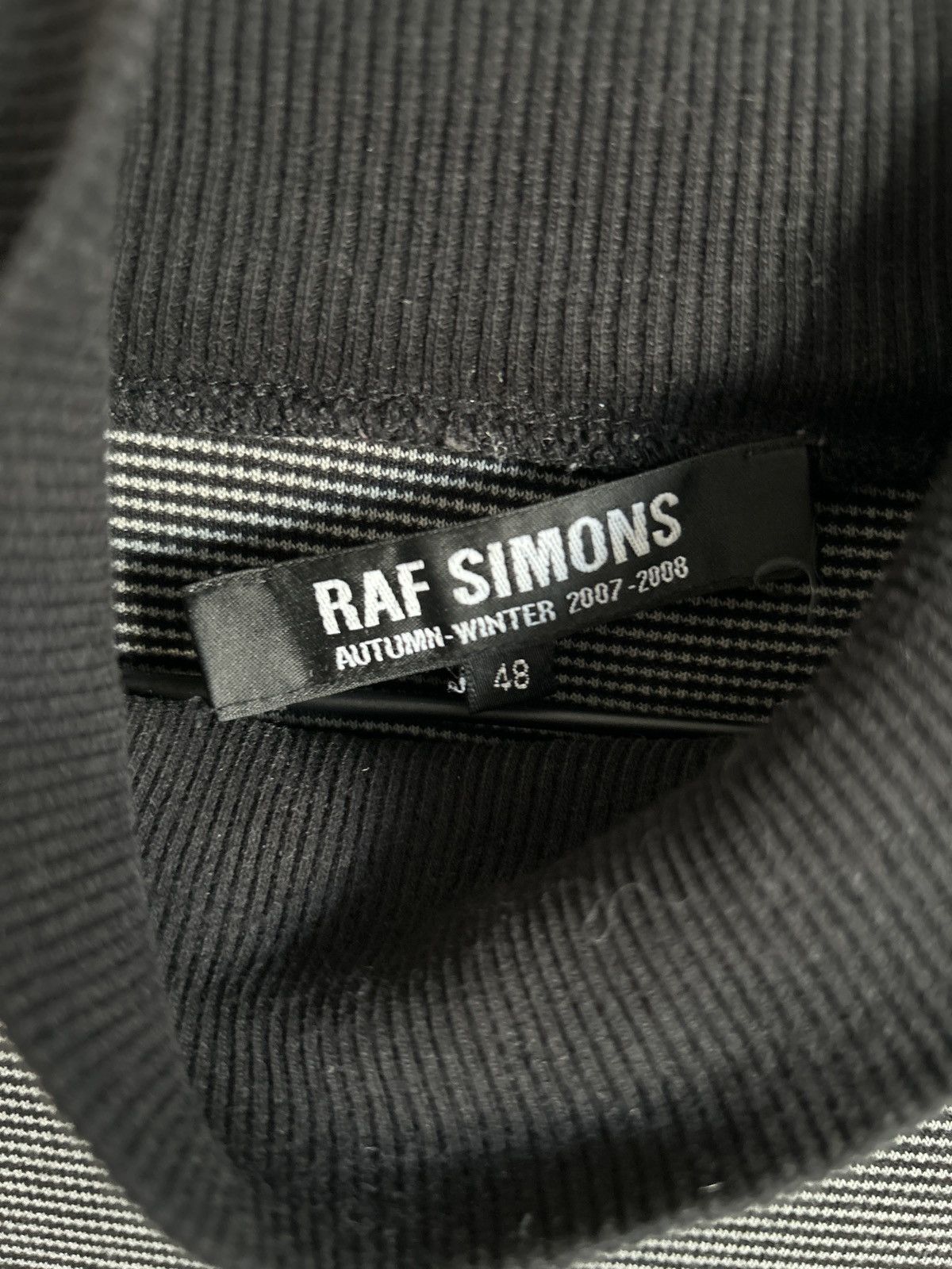 Raf Simons Raf Simons 2007-2008 Striped Turte Neck 48 Size US M / EU 48-50 / 2 - 4 Thumbnail