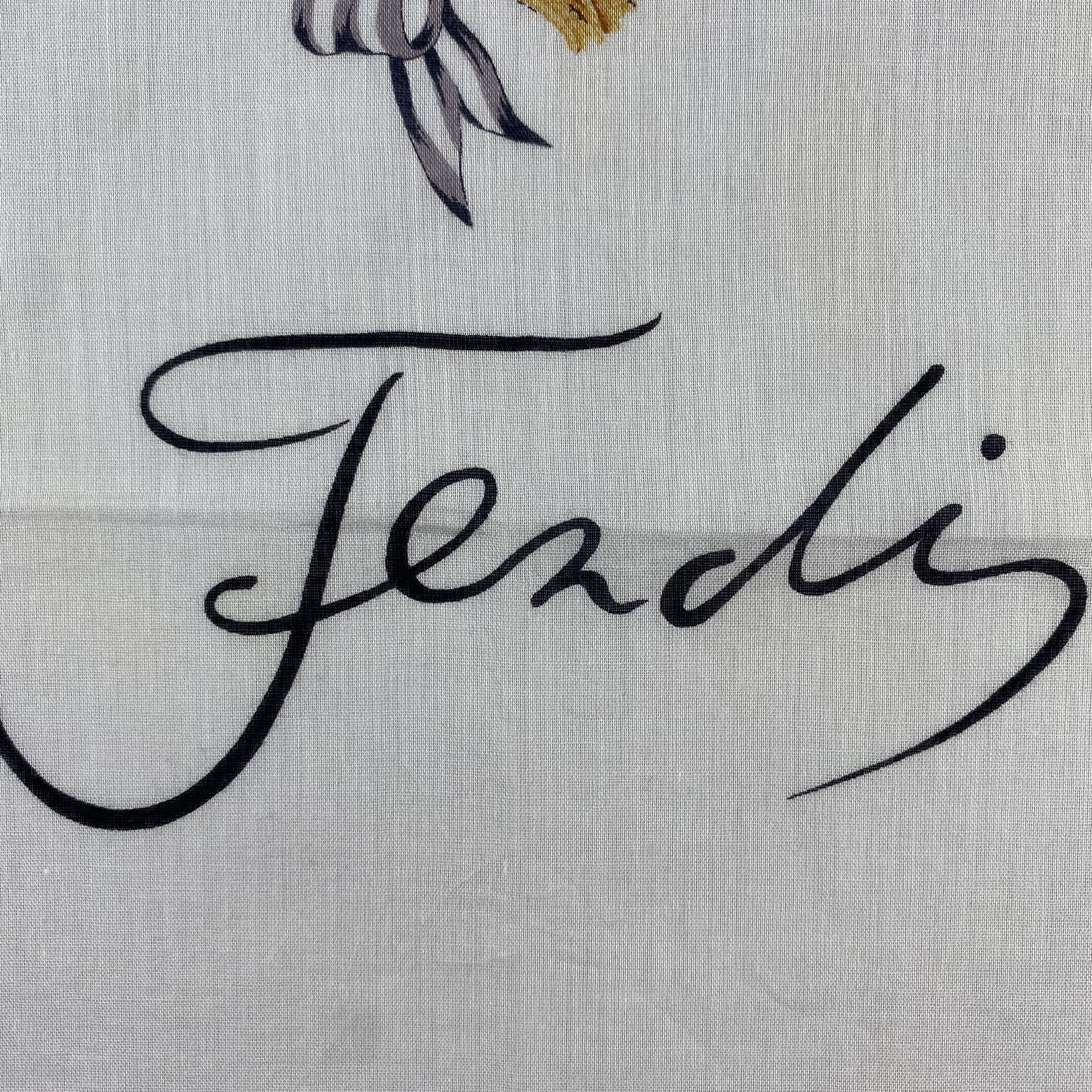 Vintage Fendi Handkerchief / Neckerchief / Bandana-P671 Size ONE SIZE - 4 Thumbnail