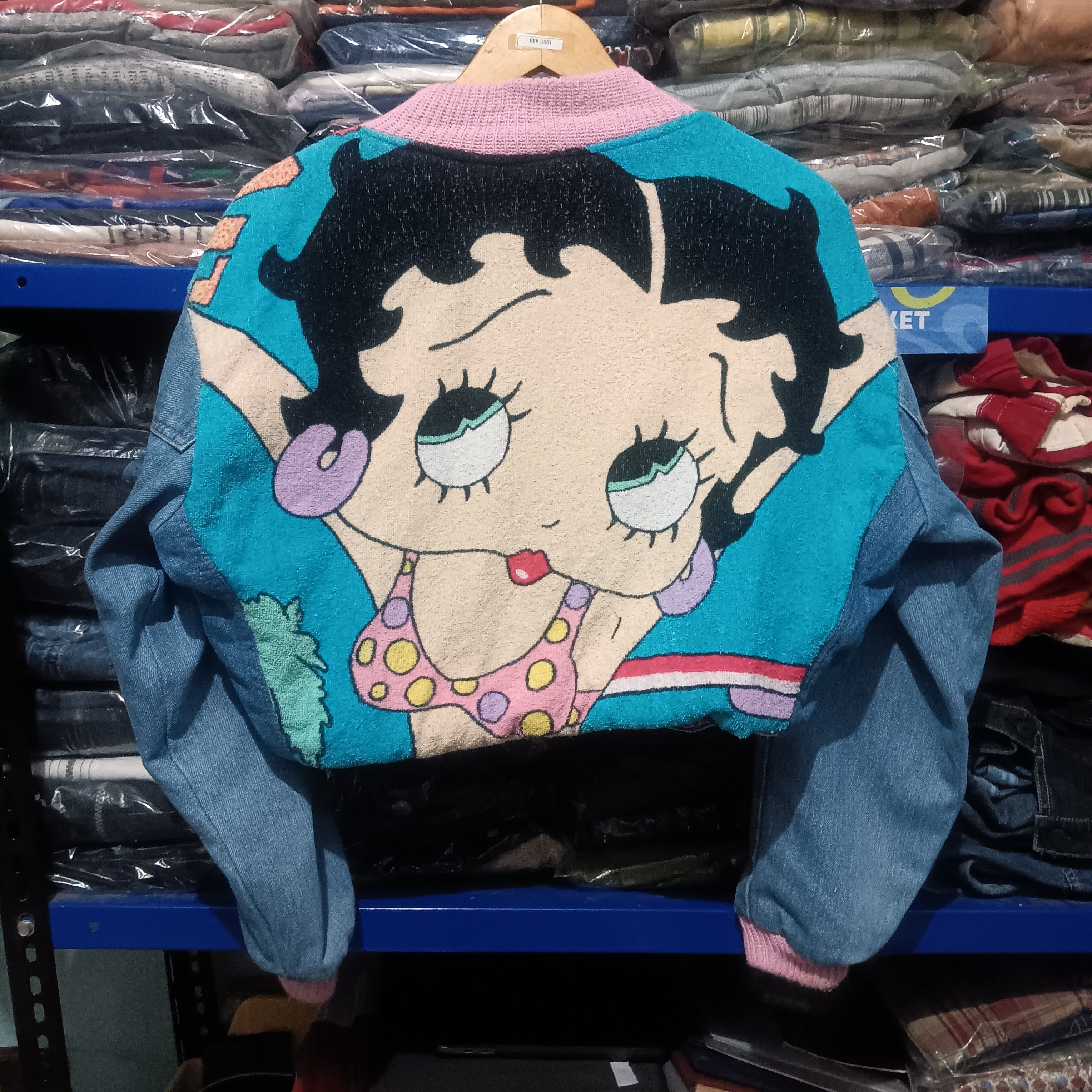 Too Cute Guetta Bros. Vintage Betty Boop Too cute Guetta Bros denim jacket Size US L / EU 52-54 / 3 - 5 Thumbnail