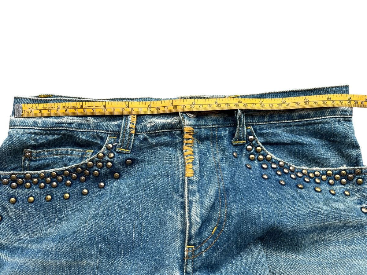 Katharine Hamnett London Vintage Katherine Studded Denim Jeans 30x33 Size 30" / US 8 / IT 44 - 9 Thumbnail