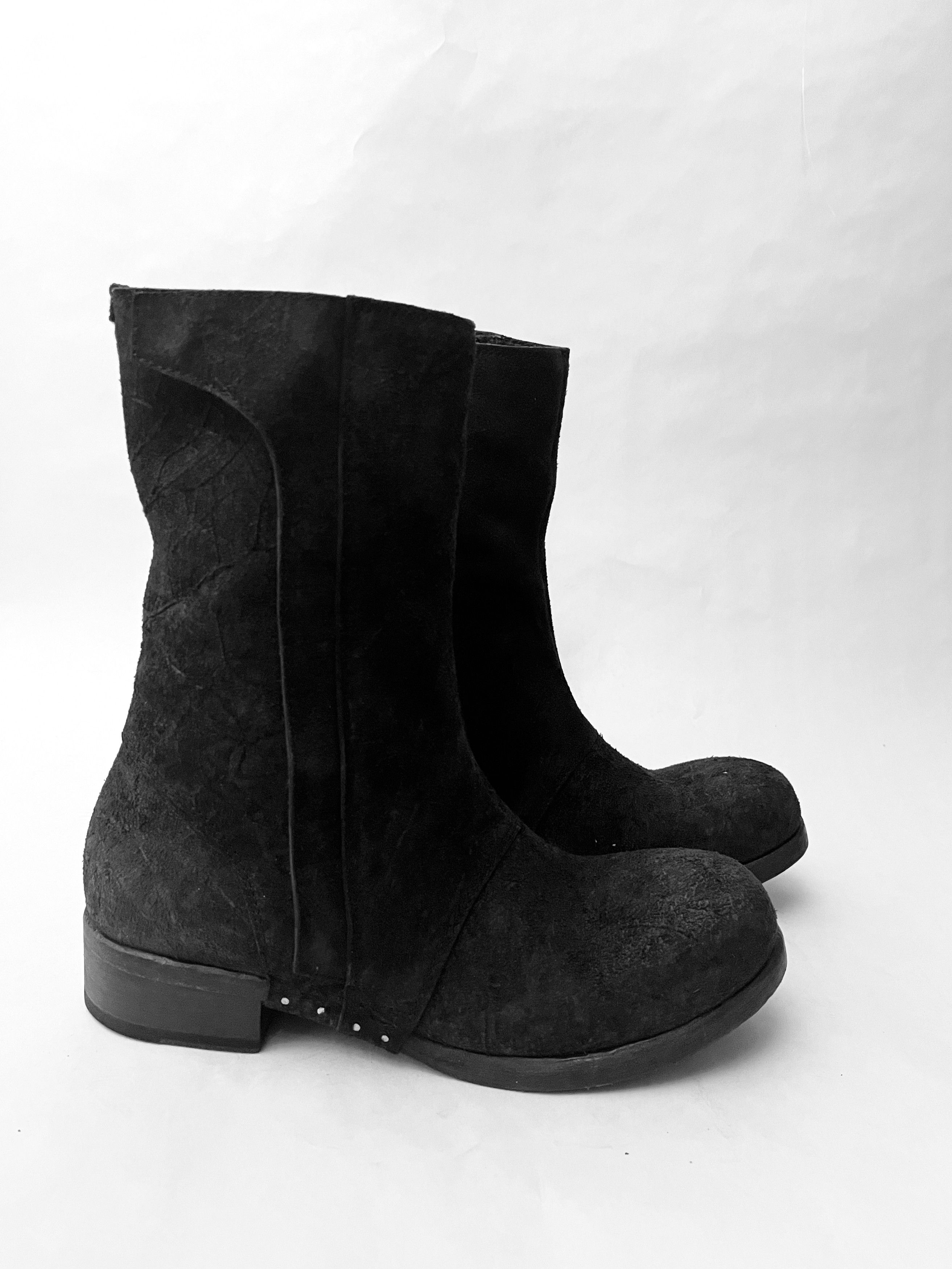 Alexandre Plokhov NEW -M914 CROSTA BLACK- DISTRESSED SUEDE BOOT Size US 9 / EU 42 - 3 Thumbnail