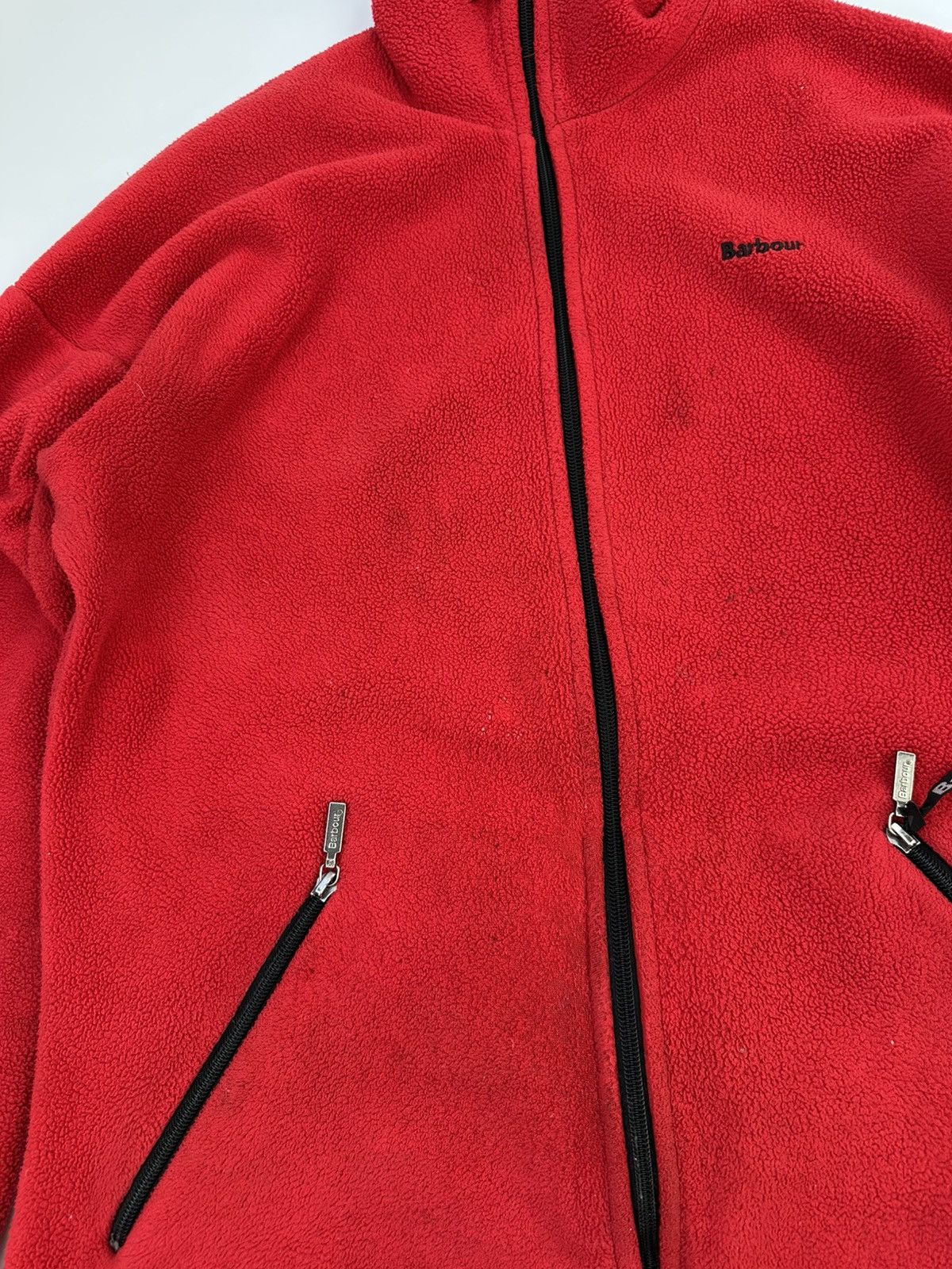 Barbour Barbour Fleece Polartec Jacket Men's L Size Red Size US L / EU 52-54 / 3 - 8 Thumbnail