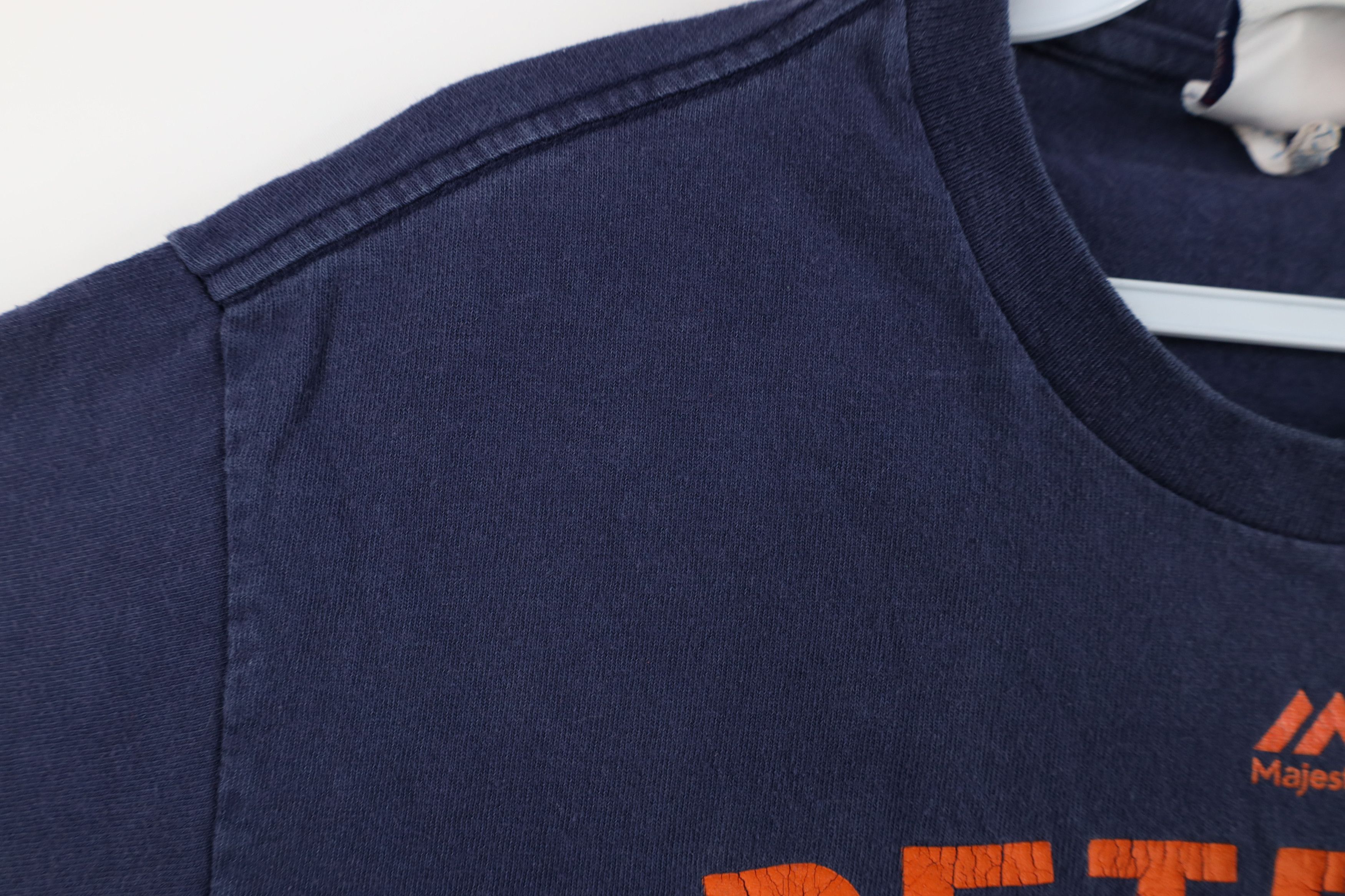 Majestic Vintage Majestic Detroit Tigers Baseball T-Shirt Blue Size US M / EU 48-50 / 2 - 8 Thumbnail