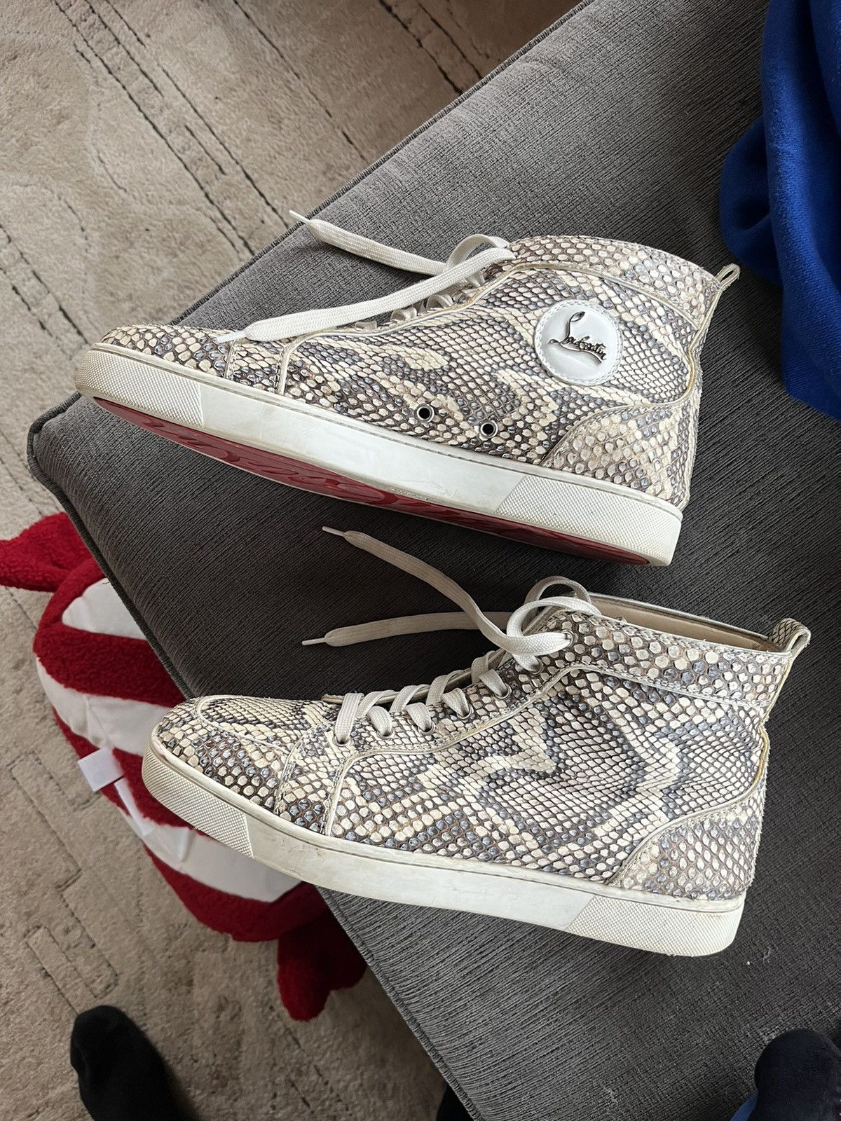 Christian Louboutin Snakeskin Louboutin Size US 13 / EU 46 - 3 Thumbnail
