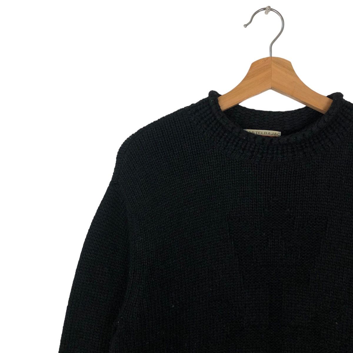 Japanese Brand VINTAGE KNIT SWEATSHIRT ICONIC BLACK COLOUR CASTELBAJAC Size US M / EU 48-50 / 2 - 6 Thumbnail