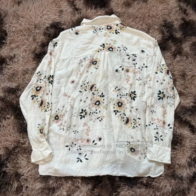 Our Legacy Our Legacy Silk cotton floral shirt Size US M / EU 48-50 / 2 - 2 Thumbnail
