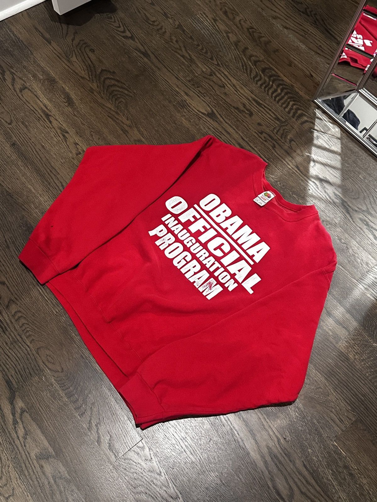 Vintage Vintage Obama Official Inauguration Program Crewneck Size US XXL / EU 58 / 5 - 1 Thumbnail