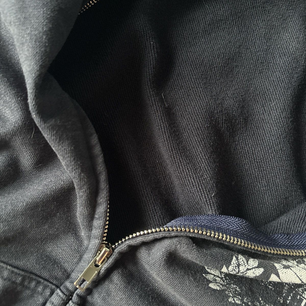 Other “Crooked Studios” Vintage Navy Blue Zip-up Hoodie Size US M / EU 48-50 / 2 - 6 Thumbnail