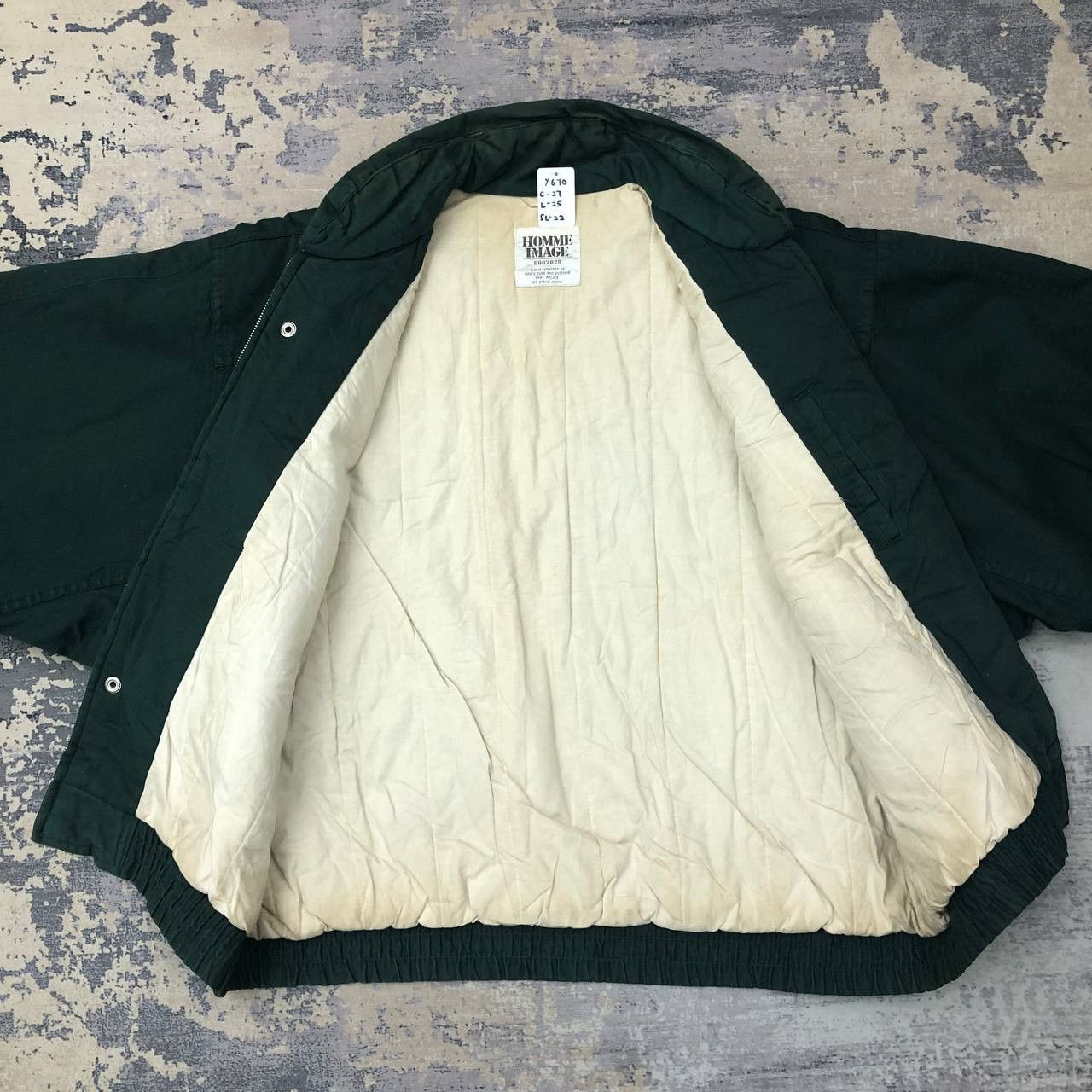 Japanese Brand T670 VTG HOMME IMAGE BOMBER JACKETS Size US L / EU 52-54 / 3 - 4 Thumbnail