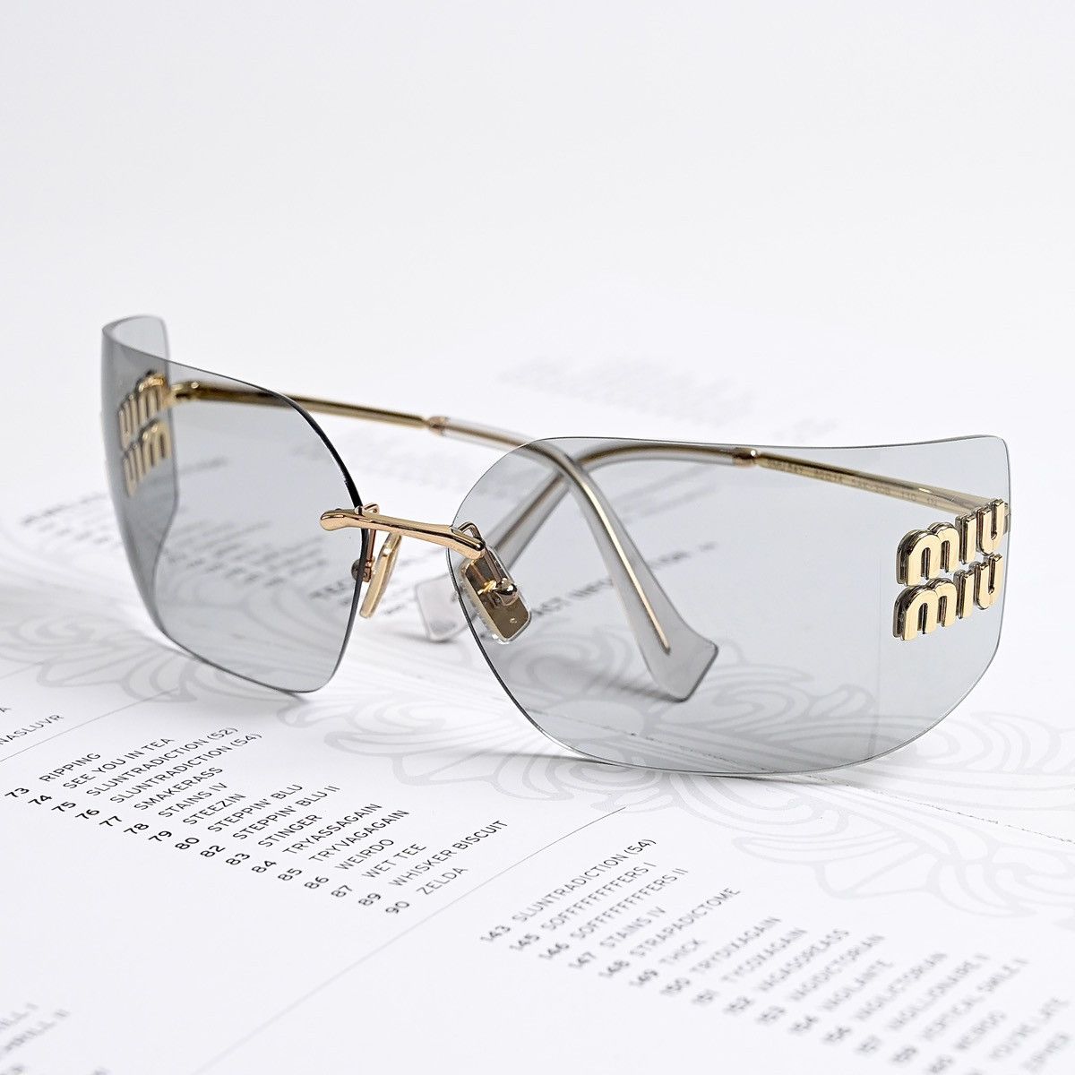Miu Miu MIU MIU 0MU 54YS SUNGLASSES Size ONE SIZE - 8 Thumbnail