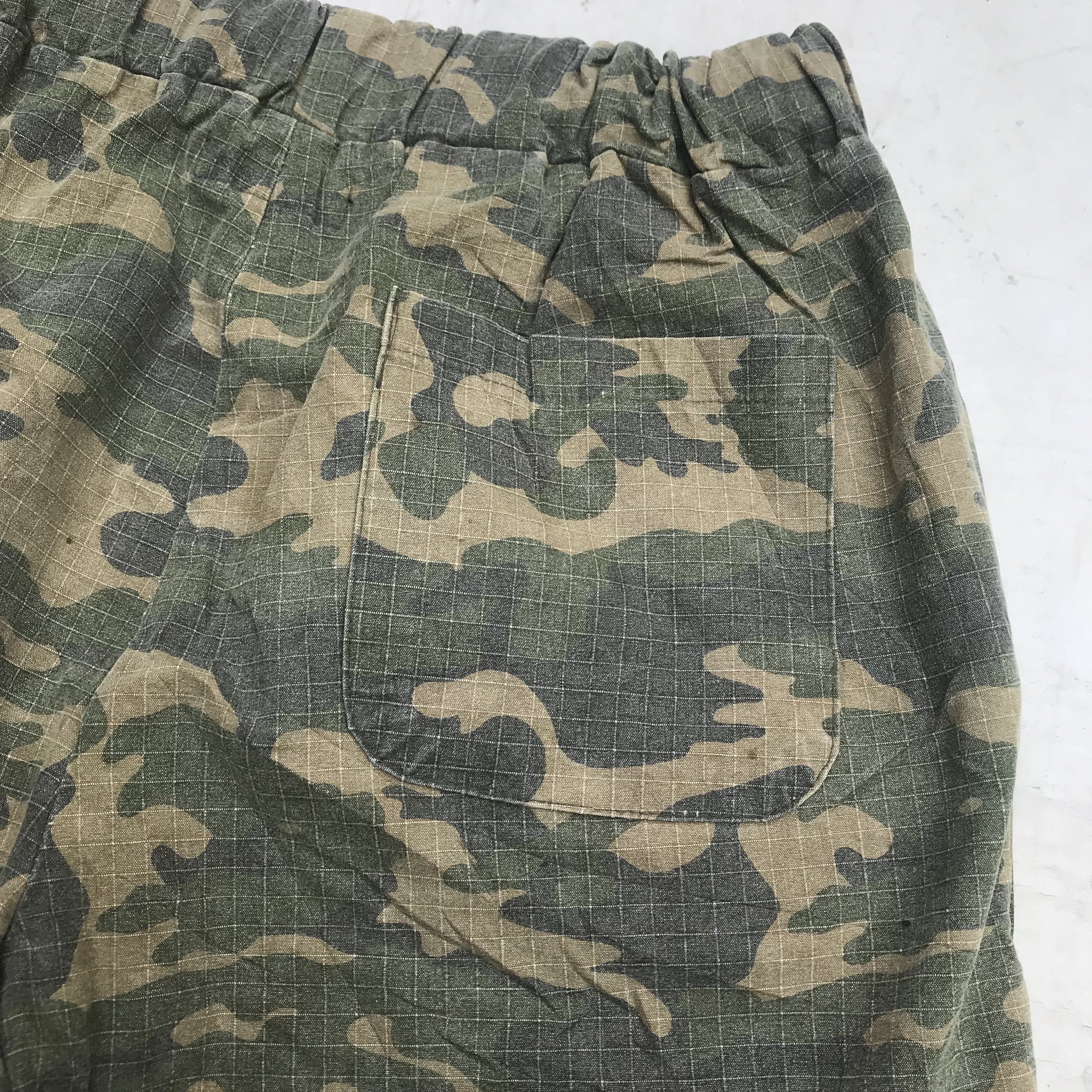 Aeronautica Militare Brown Smith Green Camo Woodland Short pants tactical Size US 33 - 5 Thumbnail