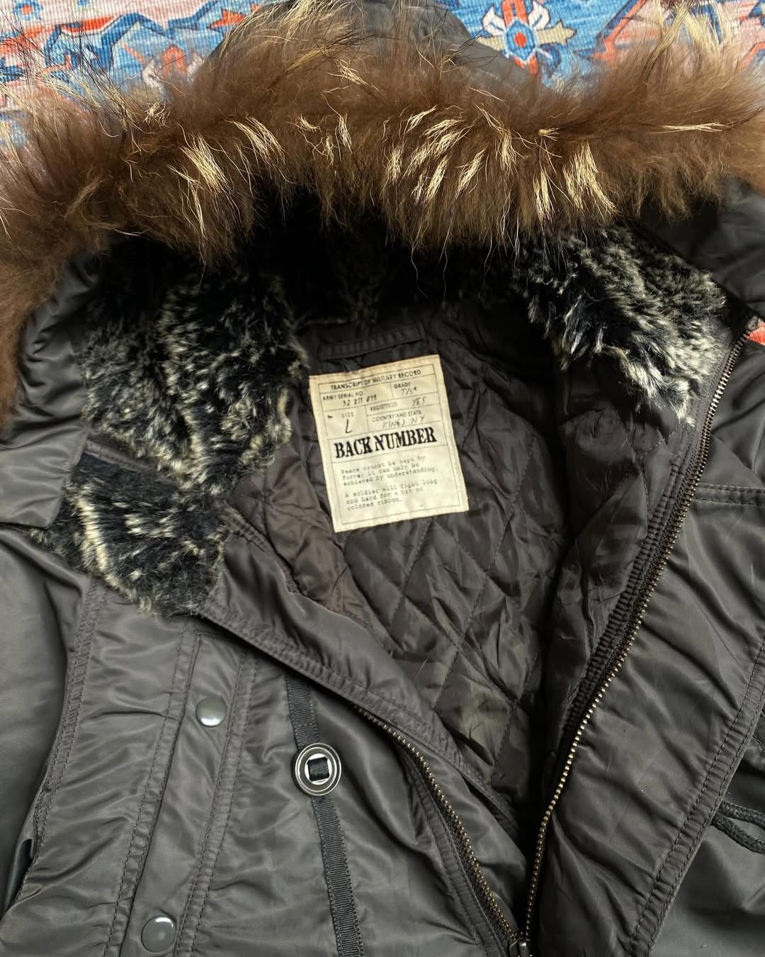 14th Addiction 2000s Back Number - Military N2B Fur Jacket Vkei Lgb goa Size US M / EU 48-50 / 2 - 2 Thumbnail
