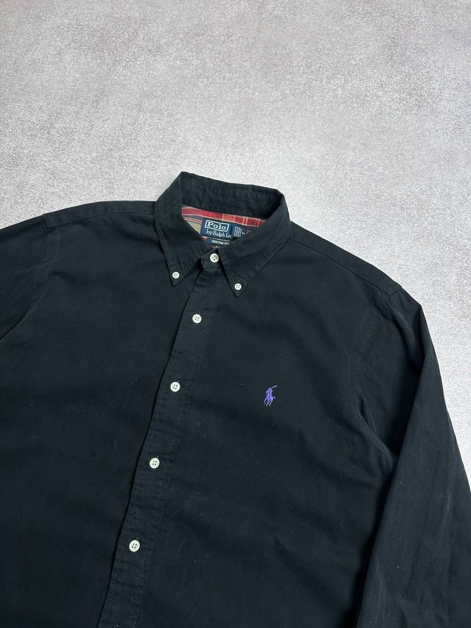 Polo Ralph Lauren Vintage Polo Ralph Lauren RRL Black Shirt M Size US M / EU 48-50 / 2 - 2 Thumbnail
