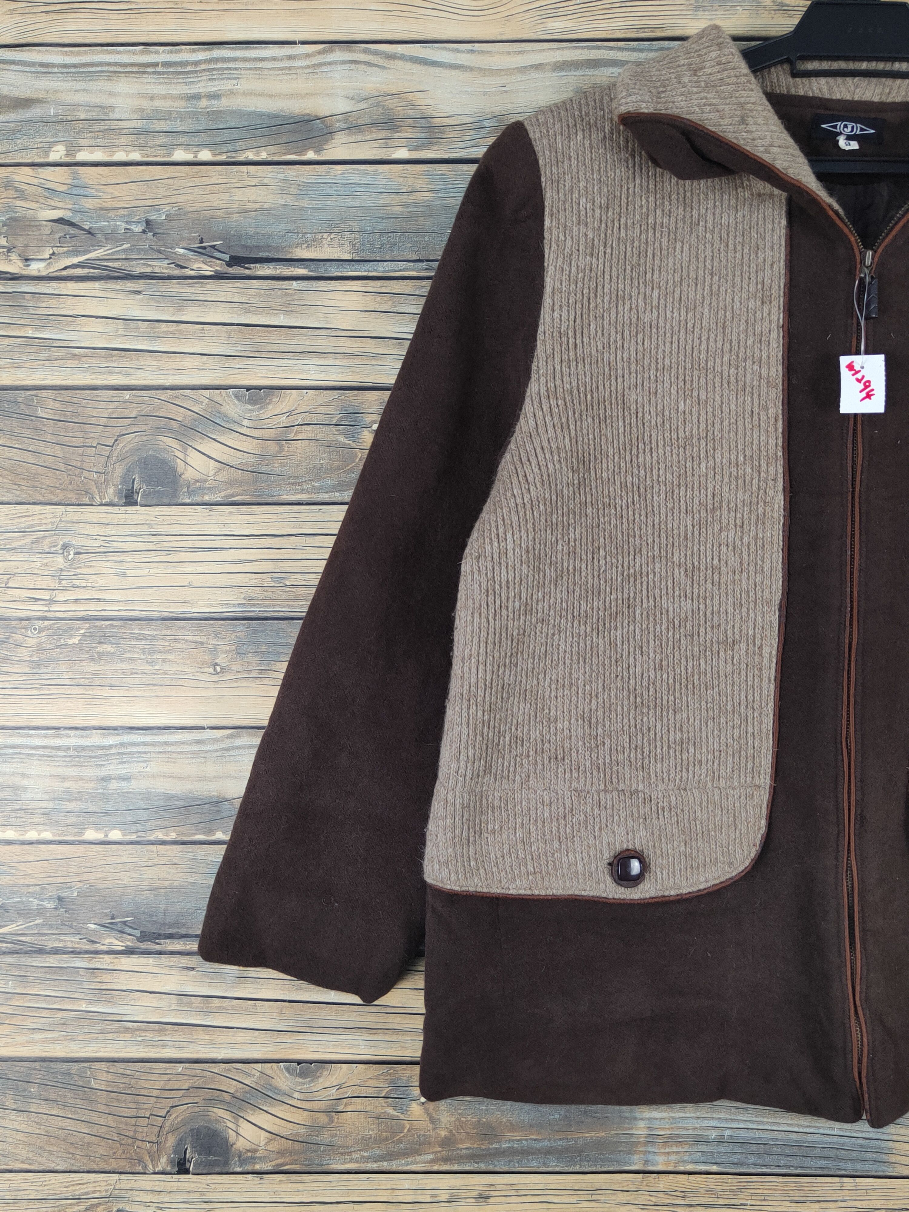 Homespun Knitwear × Japanese Brand × Vintage J Dark Brown Knitwear Sweaters #W1294 Size M / US 6-8 / IT 42-44 - 3 Thumbnail