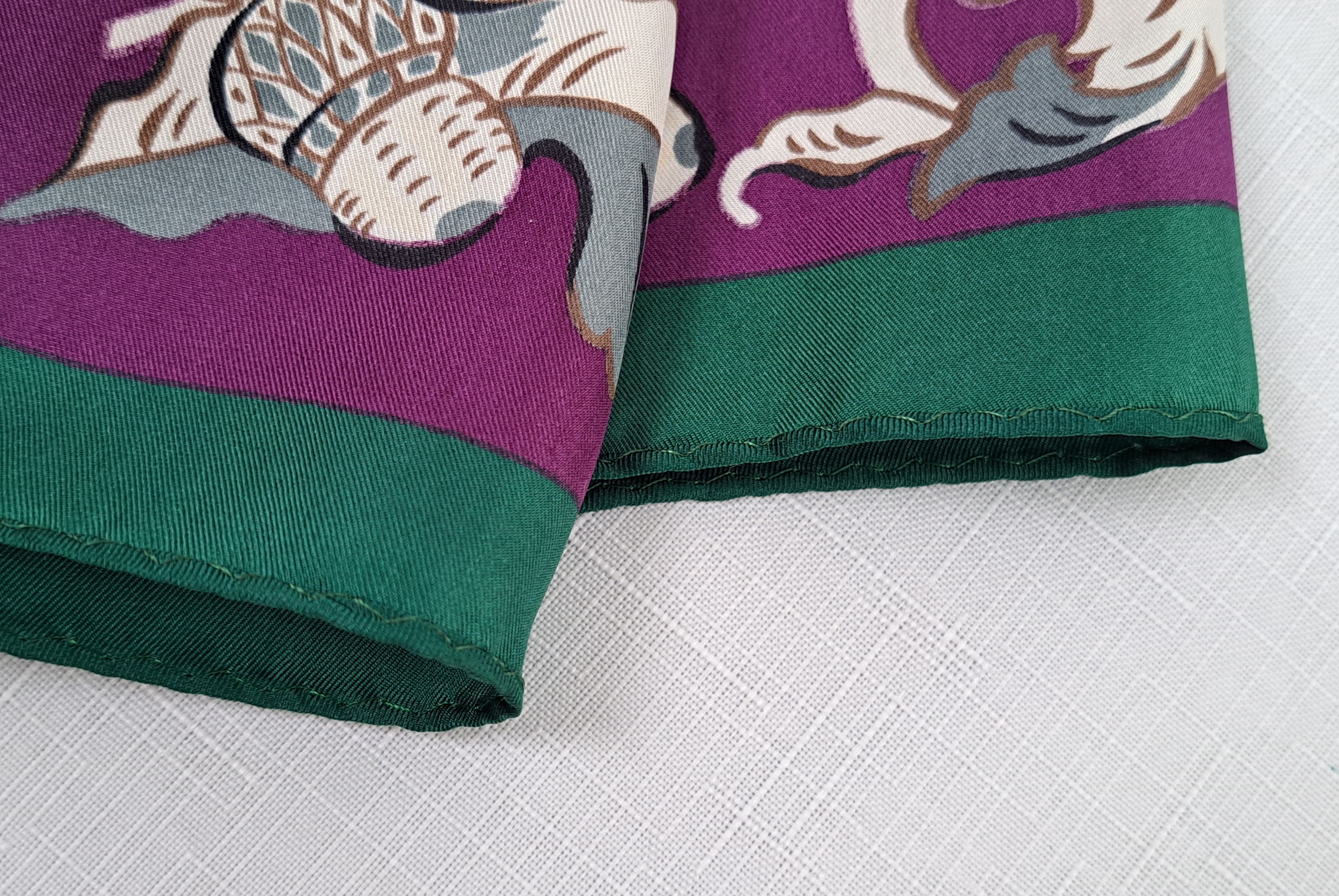 Nina Ricci × Vintage Vintage Nina Ricci silk flower scarf. Size ONE SIZE - 13 Thumbnail