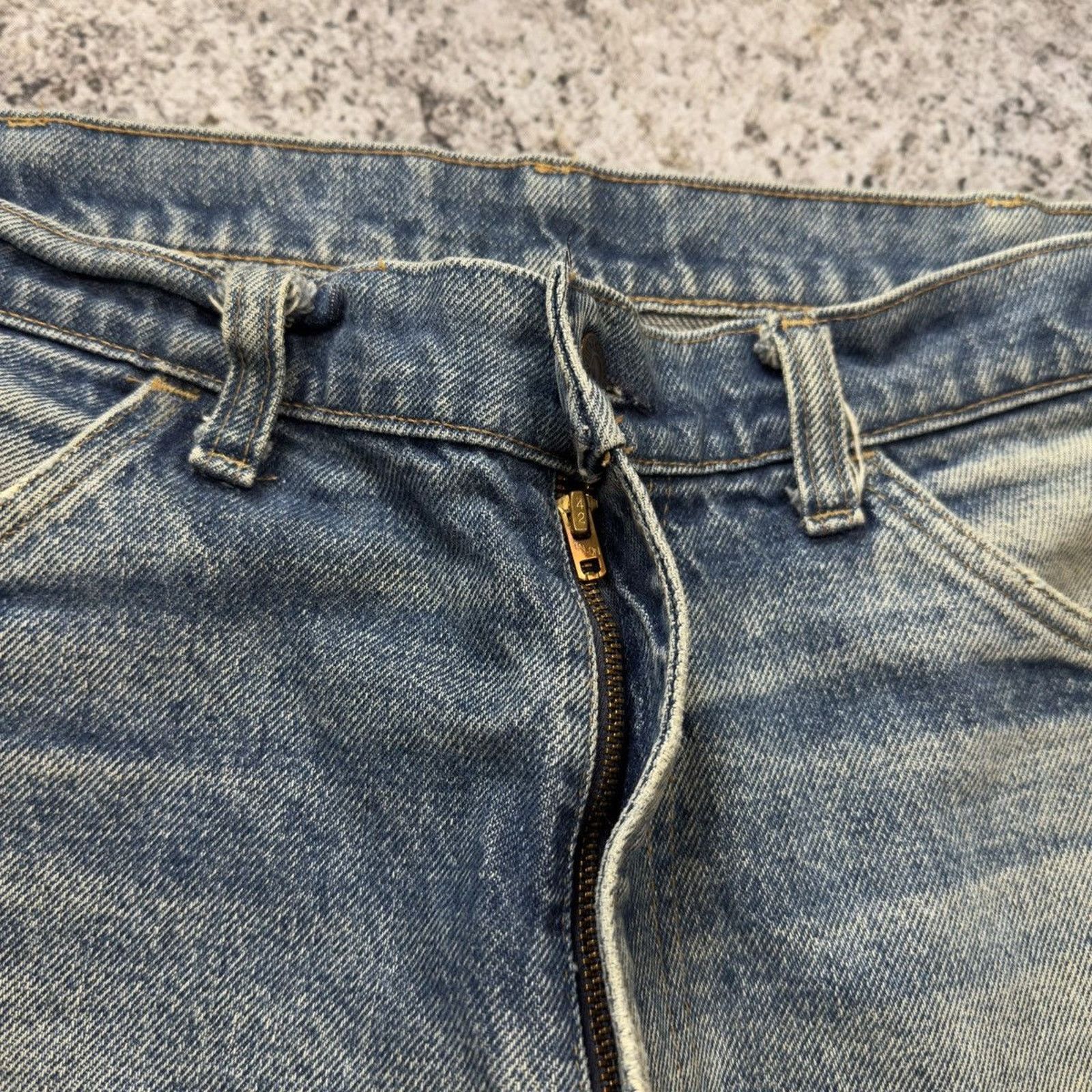 Levi's Vintage 70s Levi's 646 Orange Tab Flare Bellbottom Jeans Size US 34 / EU 50 - 6 Thumbnail