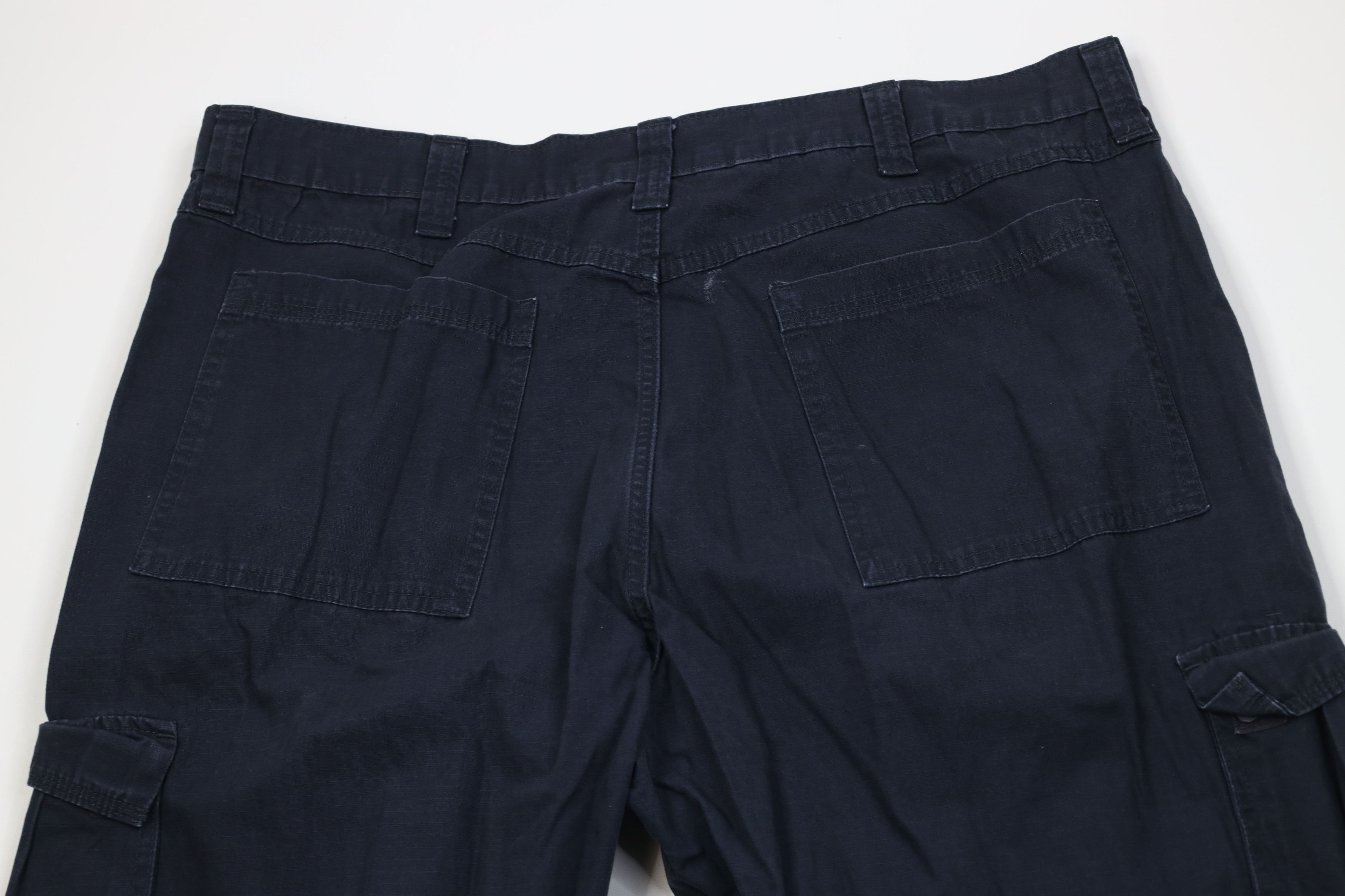 Wrangler Vintage Y2K Wrangler Ripstop Wide Leg Cargo Pants Navy Blue Size US 40 / EU 56 - 11 Thumbnail