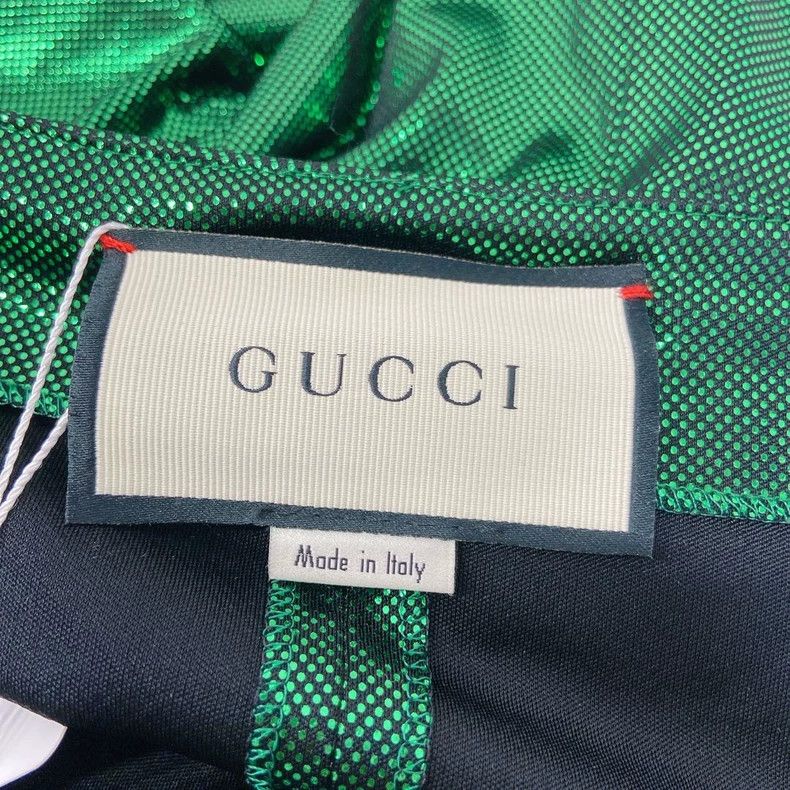 Gucci Gucci One-shoulder green dress 2504-Nextarrow Size XXS / US 00 / IT 34 - 6 Thumbnail