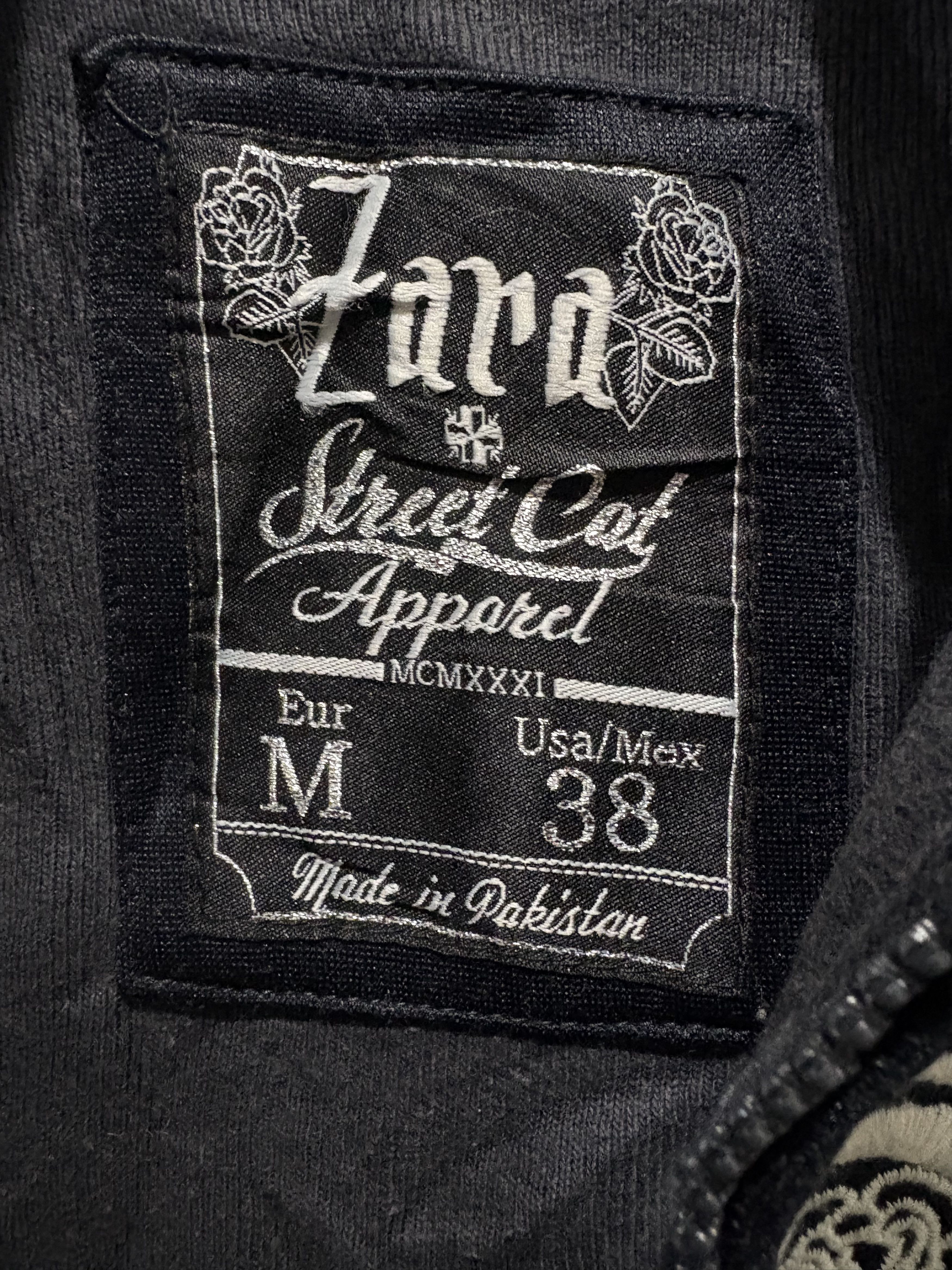 Zara Zara skull lucky 13 tracktop jacket Size US M / EU 48-50 / 2 - 5 Thumbnail