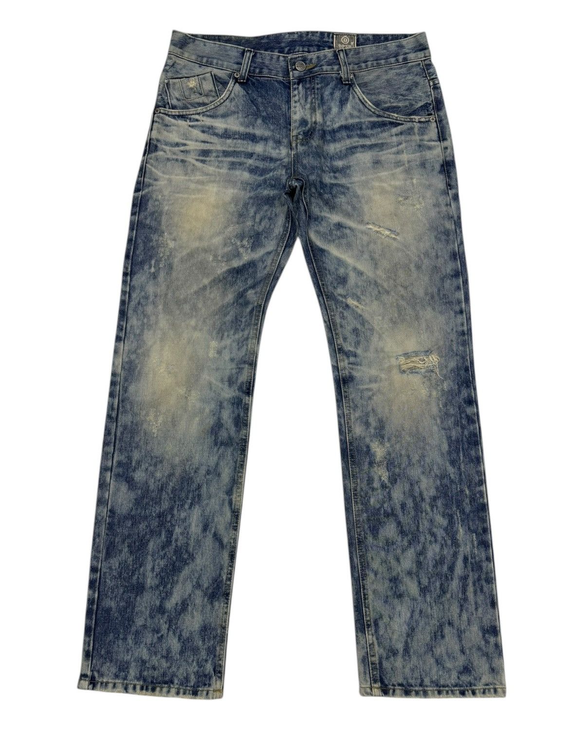 Prps VINTAGE DPSR DISTRESSED DENIM JEANS PUNK STYLE Size US 35 - 5 Thumbnail